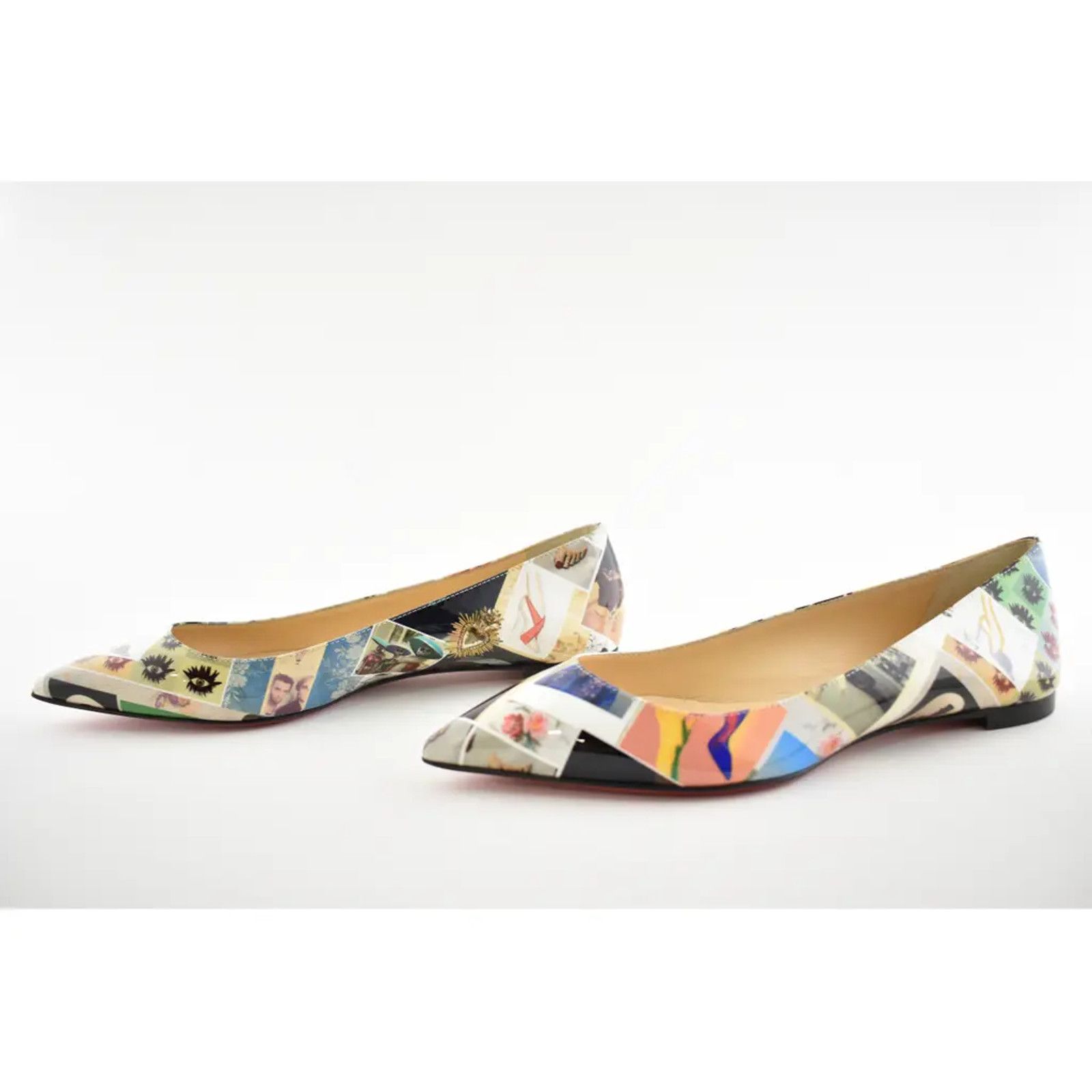 Christian Louboutin Christian Louboutin Ballalla Patent Collage Pointed Toe Size US 6 / IT 36 - 10 Thumbnail