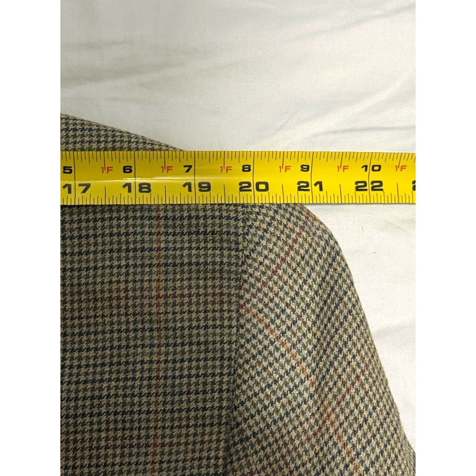 Ralph Lauren Ralph Lauren Mens Blazer Sport Coat Houndstooth Wool Silk 42R Notch Lapel Single-Breasted 2-Button Front Dress Coat Size 42R - 6 Thumbnail