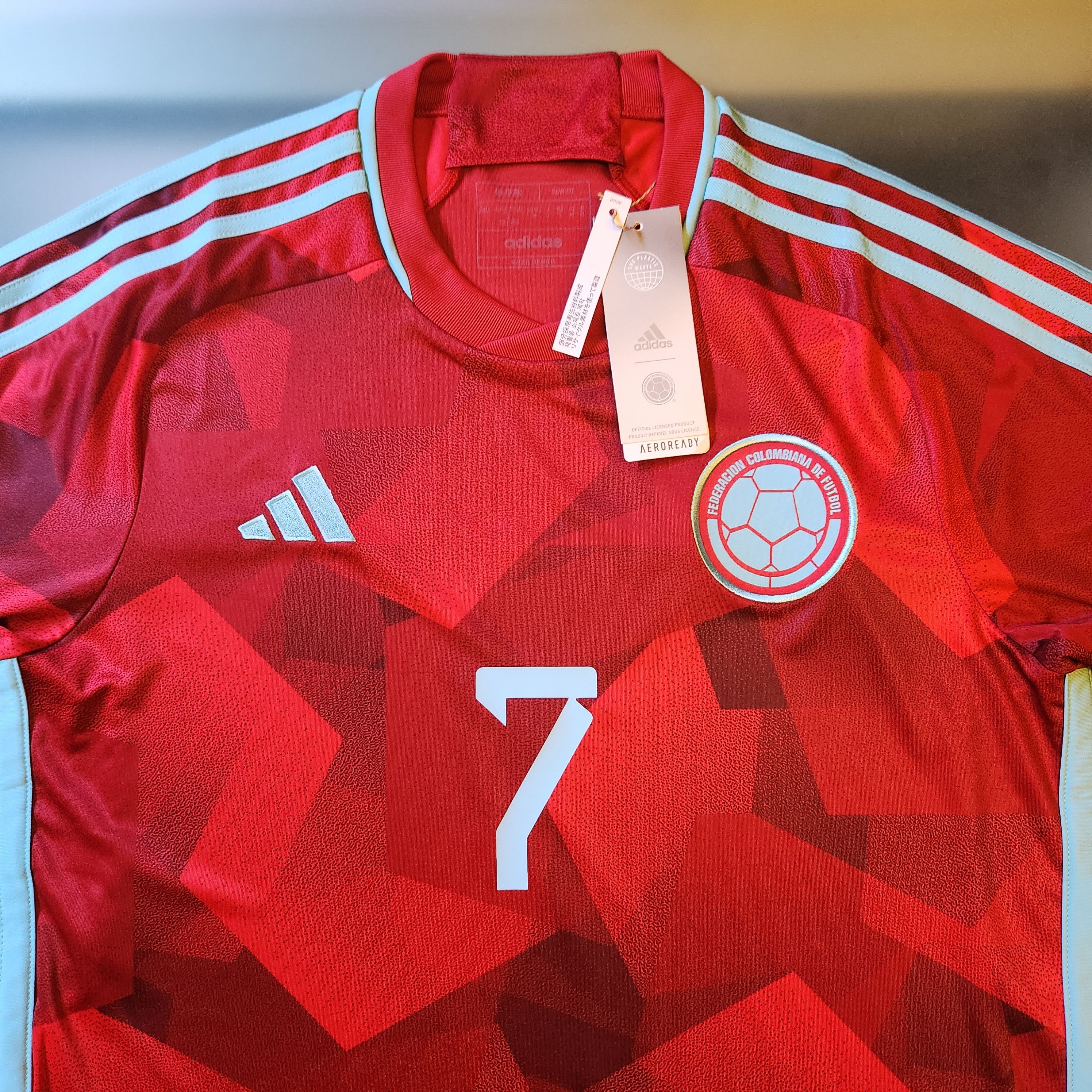 Adidas Authentic Colombia LUIS DIAZ 2022-2023 Away Jersey 22/23 Size US M / EU 48-50 / 2 - 6 Thumbnail