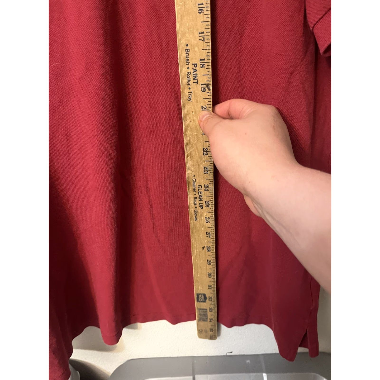 Eddie Bauer VINTAGE Eddie Bauer Polo Mens 3XL Tall Made in Solid Red Distressed 3XLT Size US XXL / EU 58 / 5 - 4 Thumbnail