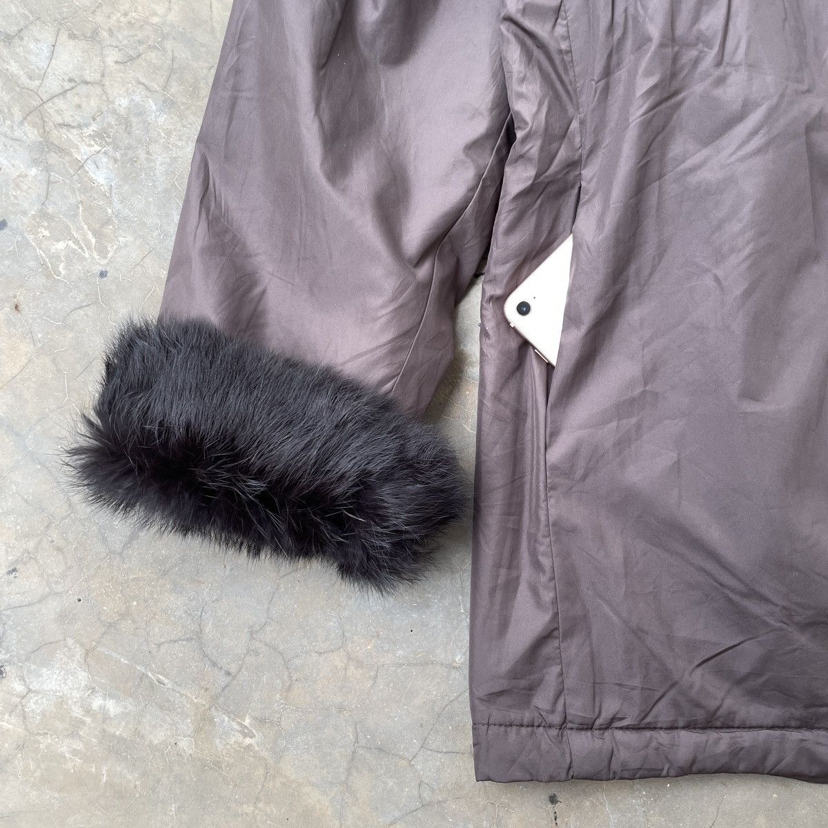 Japanese Brand En Et En By Isetan Faux Fur Coat Jacket Size XL / US 12-14 / IT 48-50 - 7 Thumbnail
