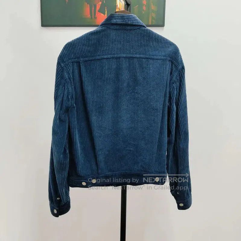 Dior Dior Long Sleeve Blue Cord Jacket for Men . Size US L / EU 52-54 / 3 - 2 Thumbnail