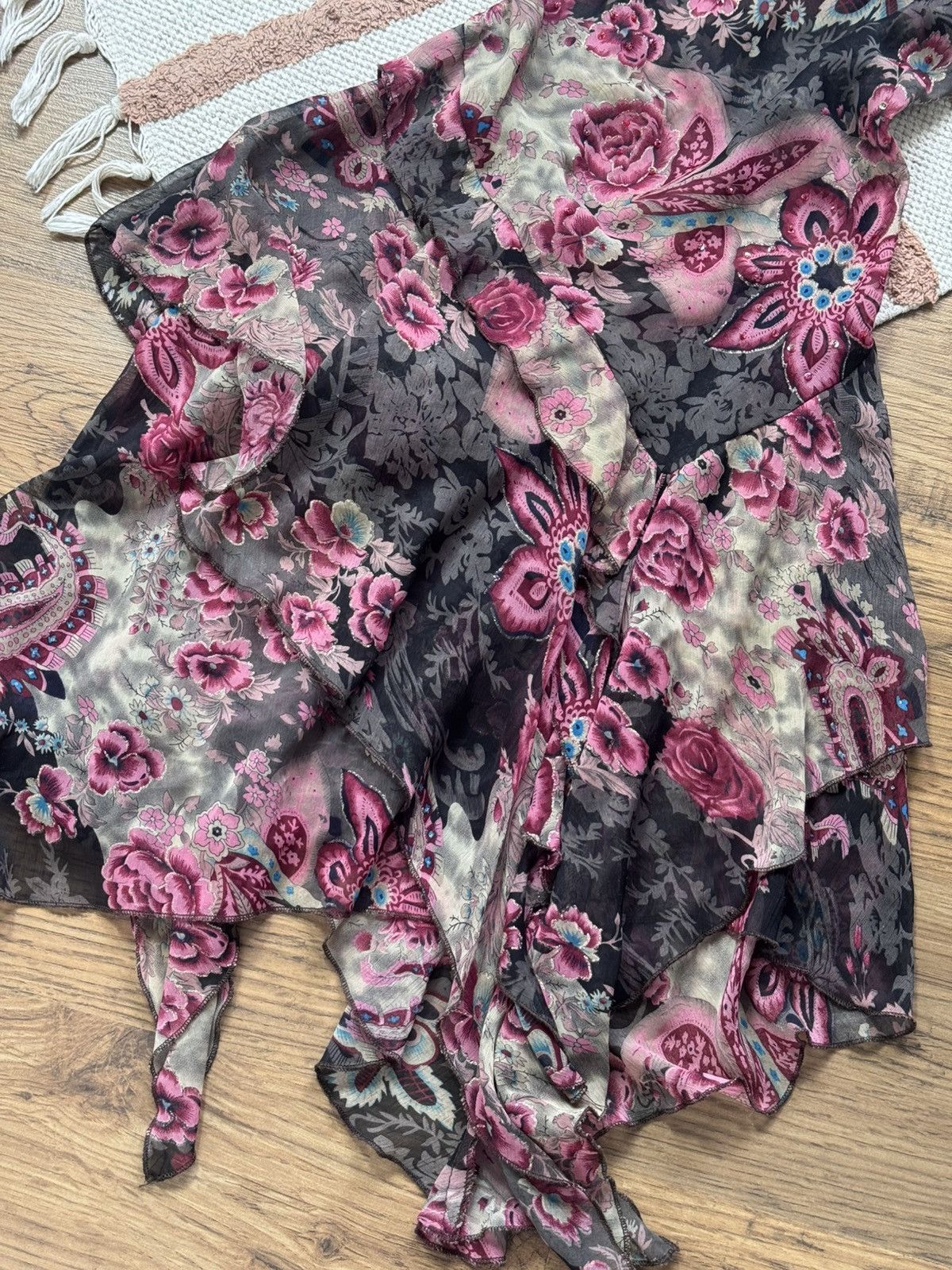 Japanese Brand JEAN PAUL GAULTIER STYLE RUCHES MESH DRESS Size S / US 4 / IT 40 - 6 Thumbnail