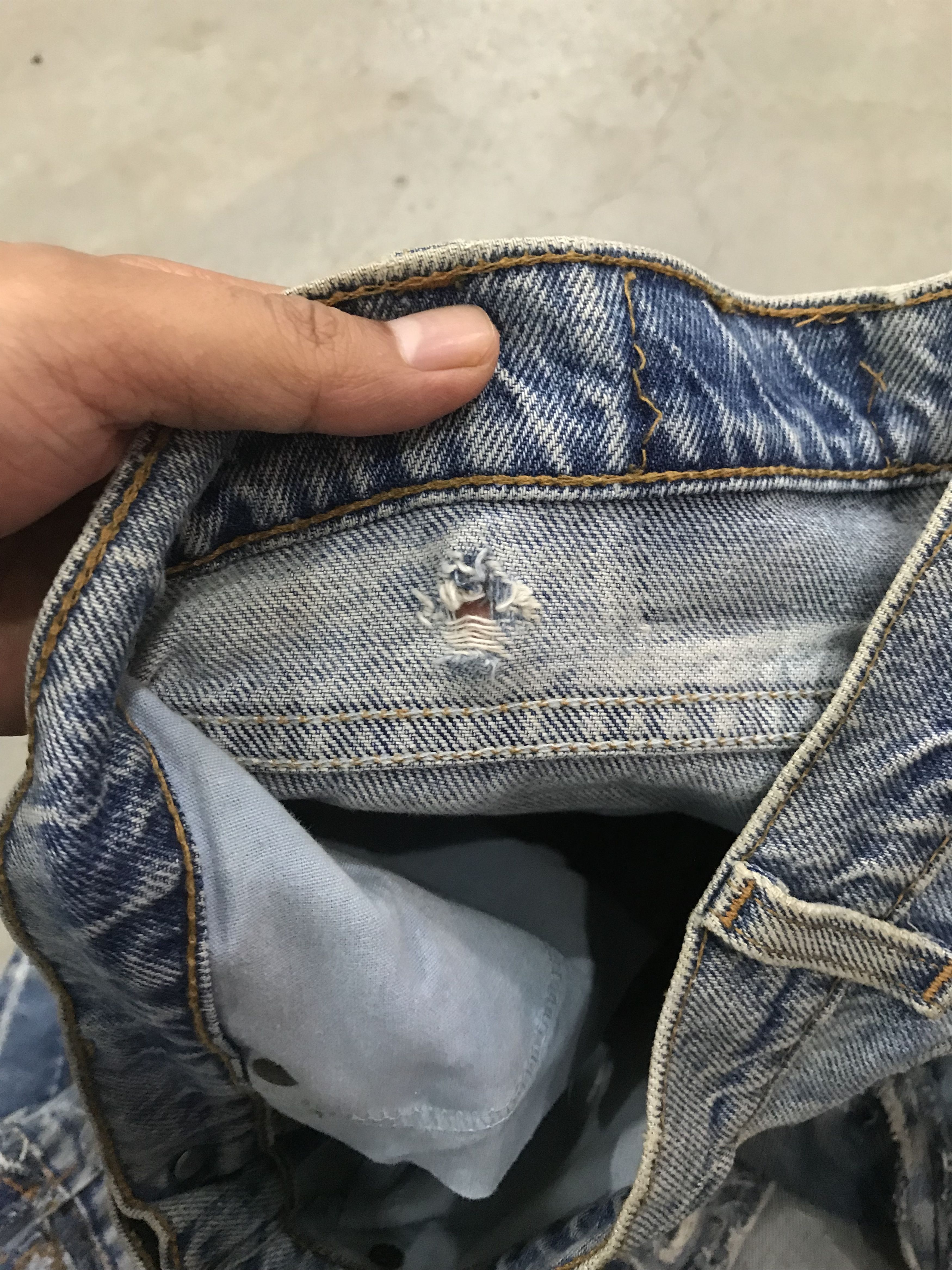 Levi's VINTAGE LEVIS PATCHWORK WITH POCKET CUSTOM MADE PANTS Size US 30 / EU 46 - 8 Thumbnail