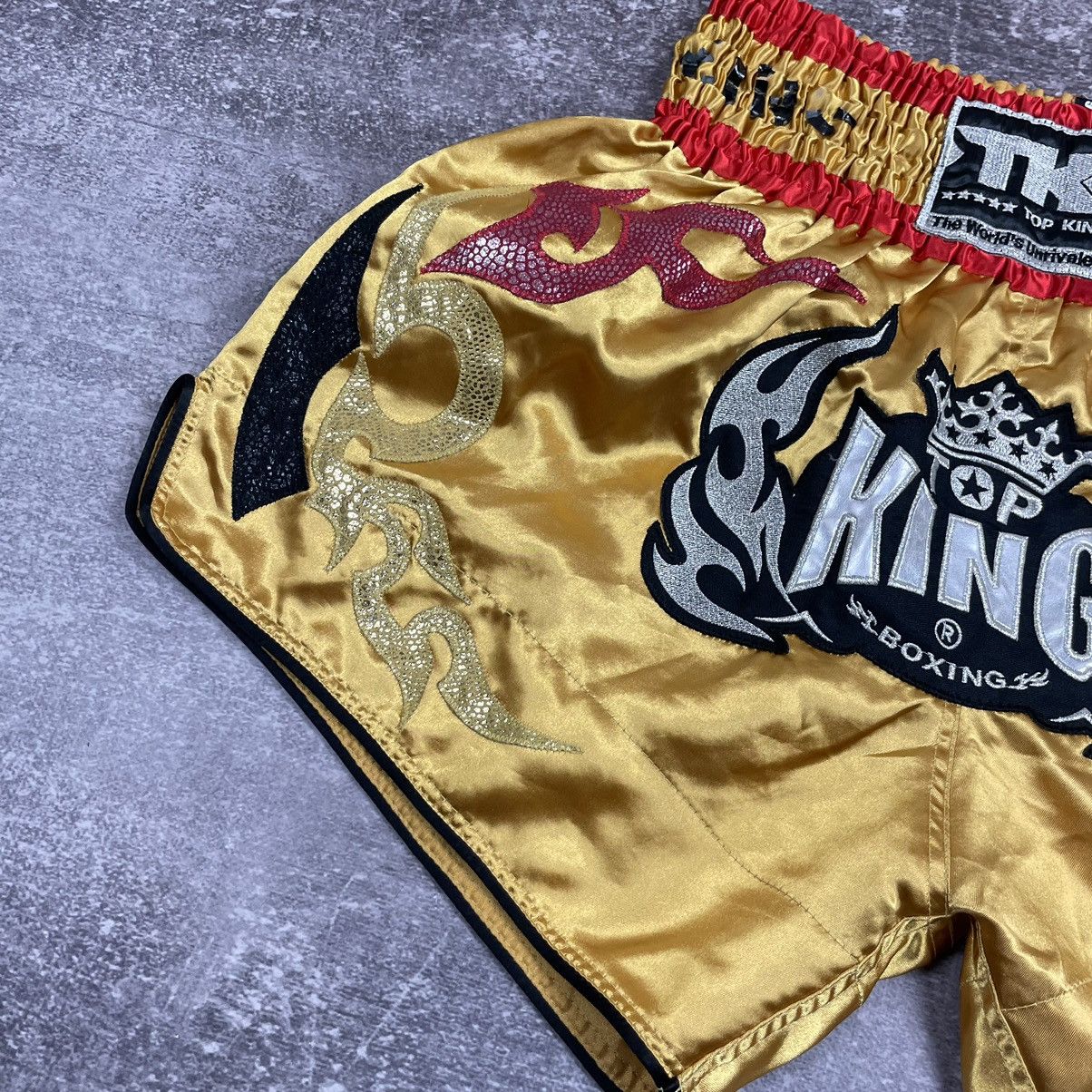 Japanese Brand Vintage Top King Boxing Shorts Size US 33 - 4 Thumbnail