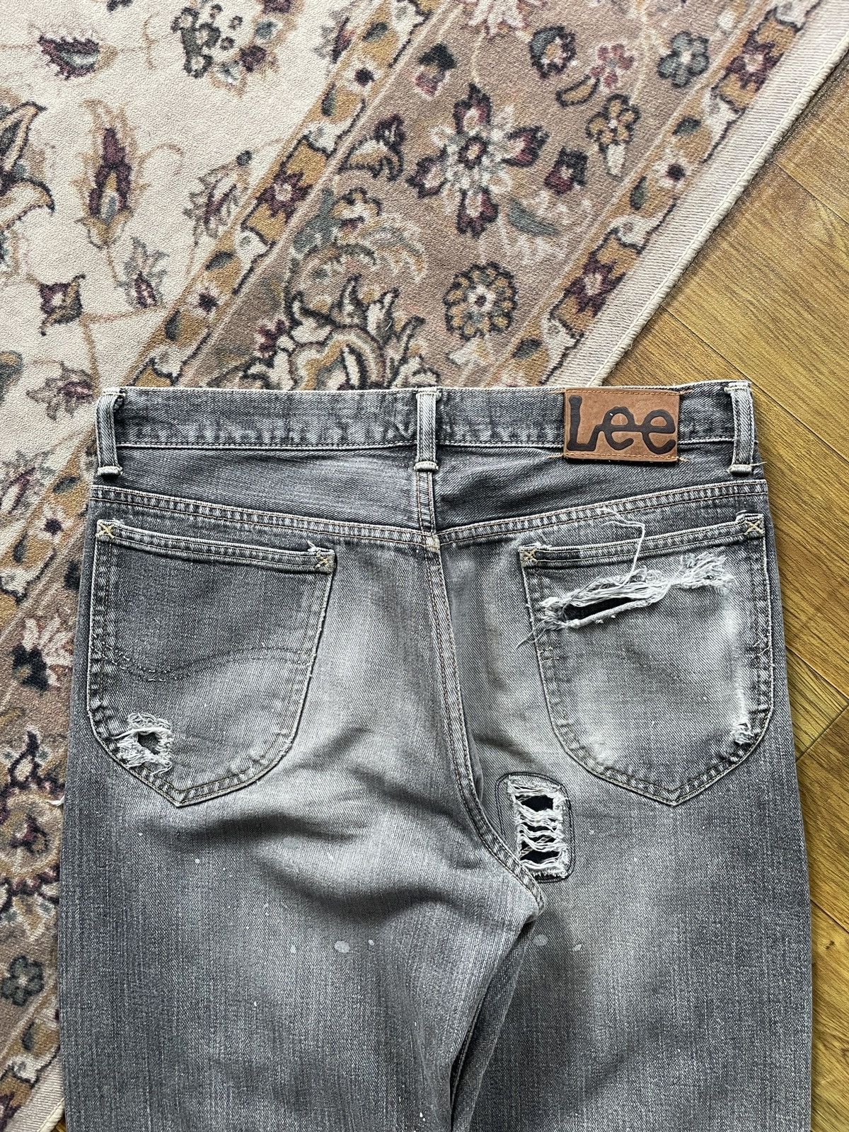 Lee × Vintage Vintage Lee Distressed Denim Size US 33 - 10 Thumbnail