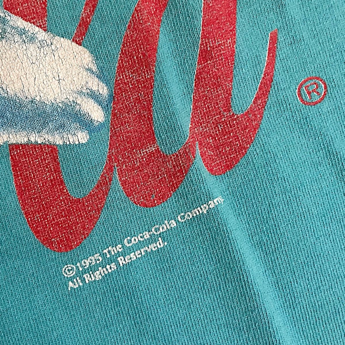 Coca Cola × Vintage 1995 Coca Cola Polar Bear Tee Size US XL / EU 56 / 4 - 3 Thumbnail
