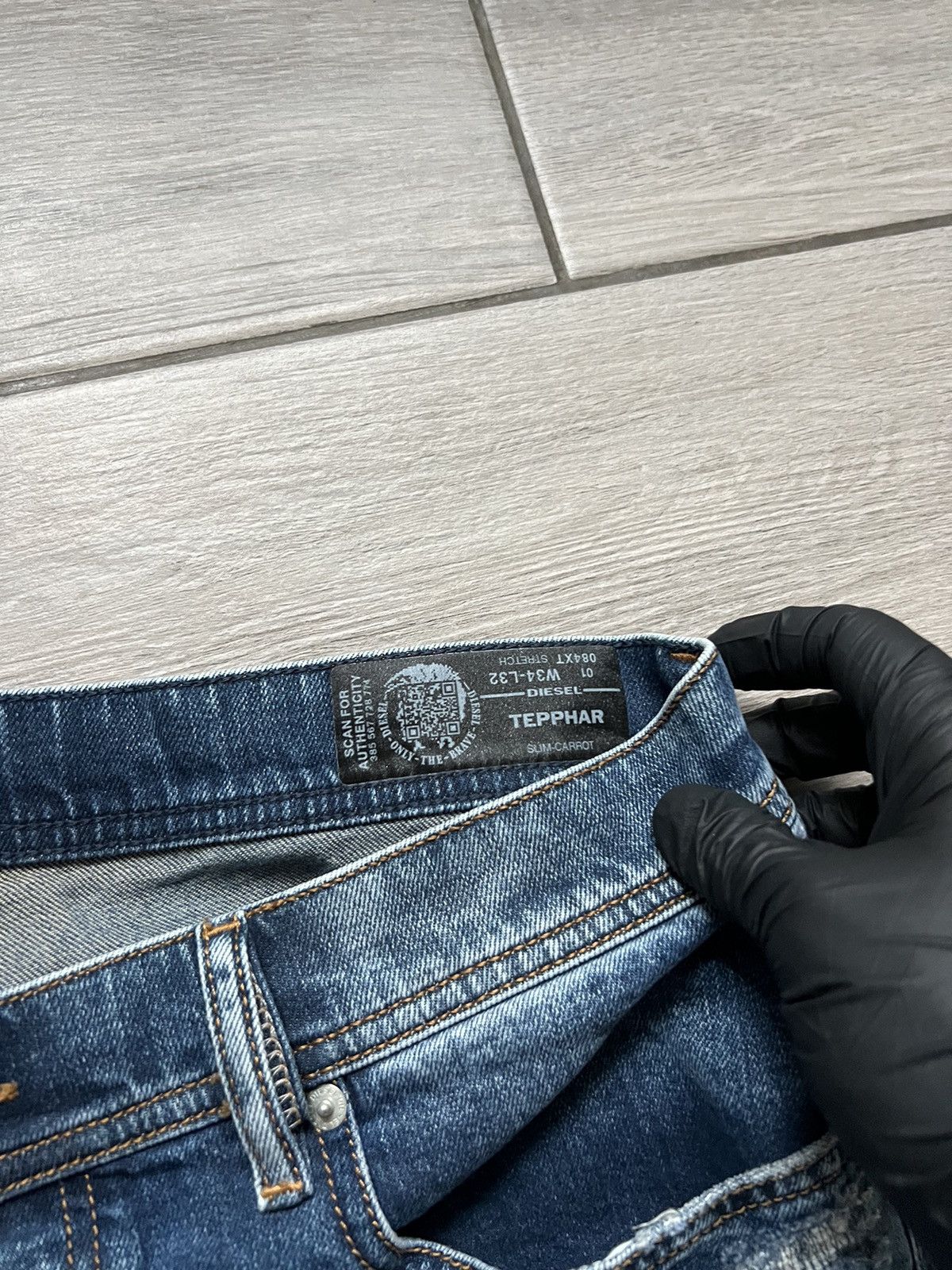 Diesel × Jean × Vintage Diesel Pants Denim Vintage Jeans Very Rare Y2k Style Size US 34 / EU 50 - 14 Thumbnail
