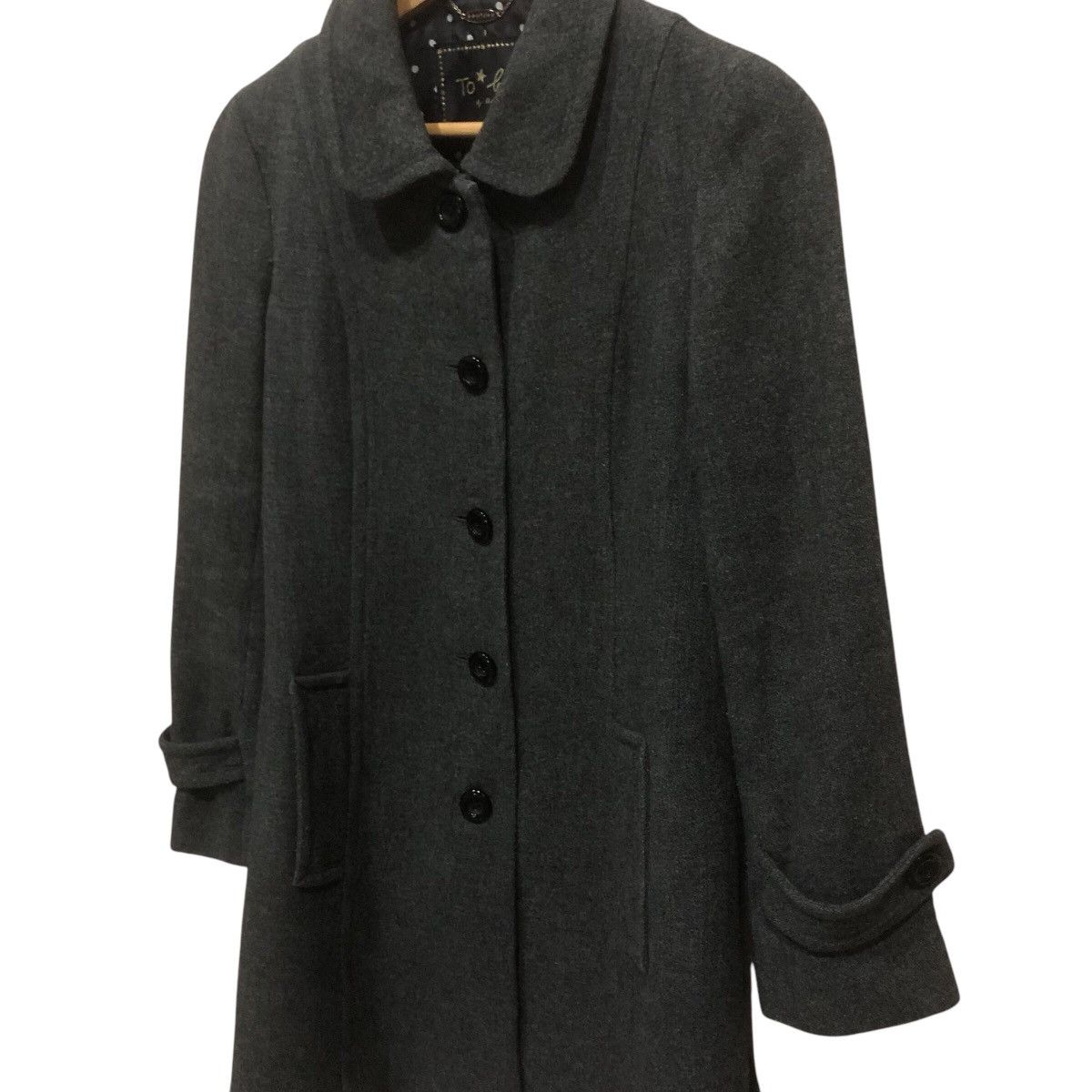 agnes b. Agnes B Wool Long Coat Size XS / US 0-2 / IT 36-38 - 4 Thumbnail