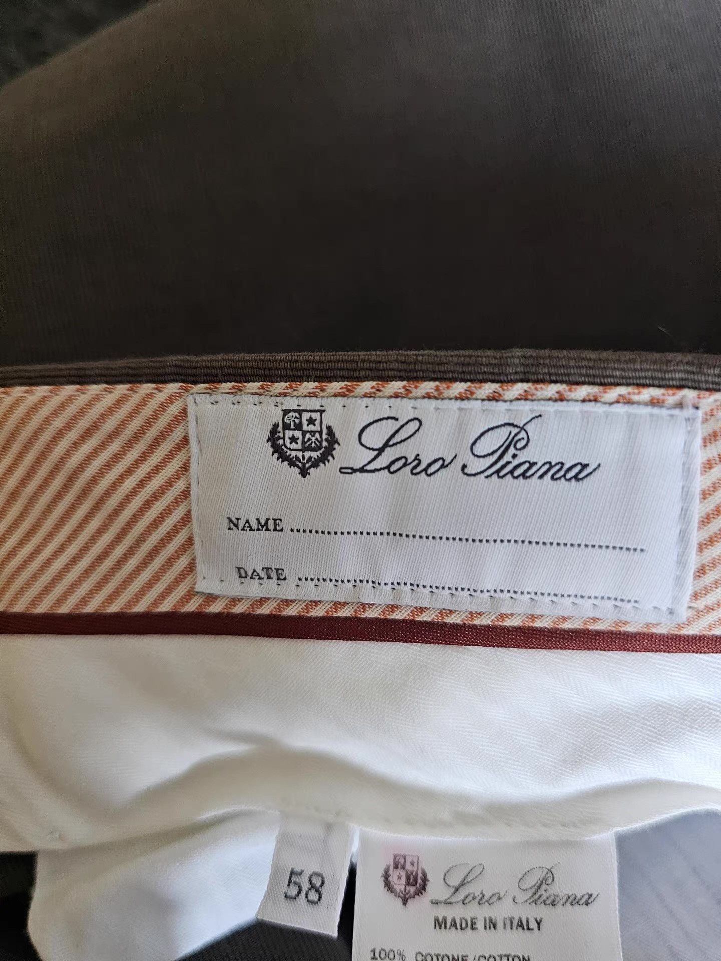 Loro Piana Loro Piana Men's Casual Pants Q4 Size US 40 / EU 56 - 6 Thumbnail