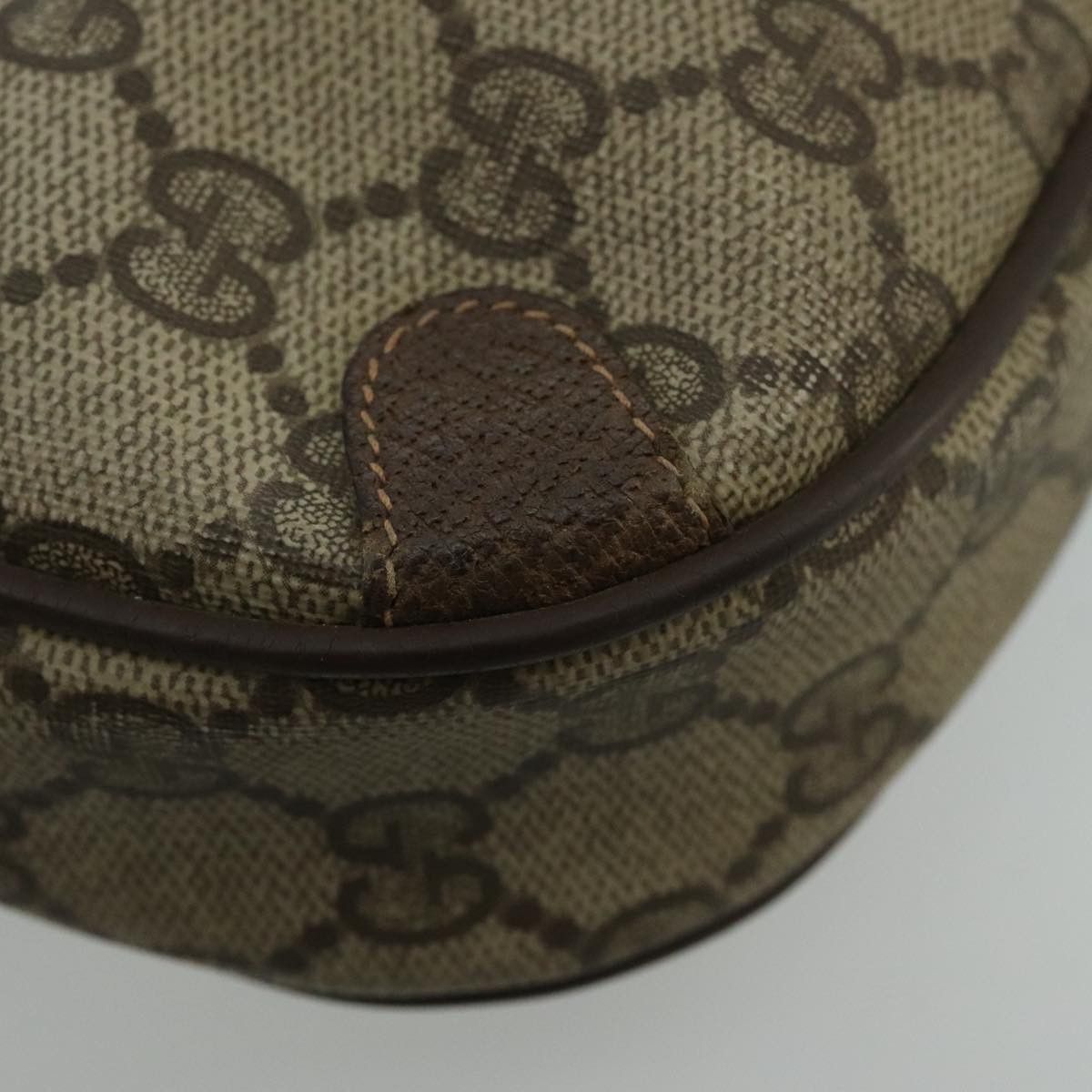 Gucci GUCCI GG Supreme Web Sherry Line Shoulder Bag Pvc Beige 89 Size ONE SIZE - 13 Thumbnail