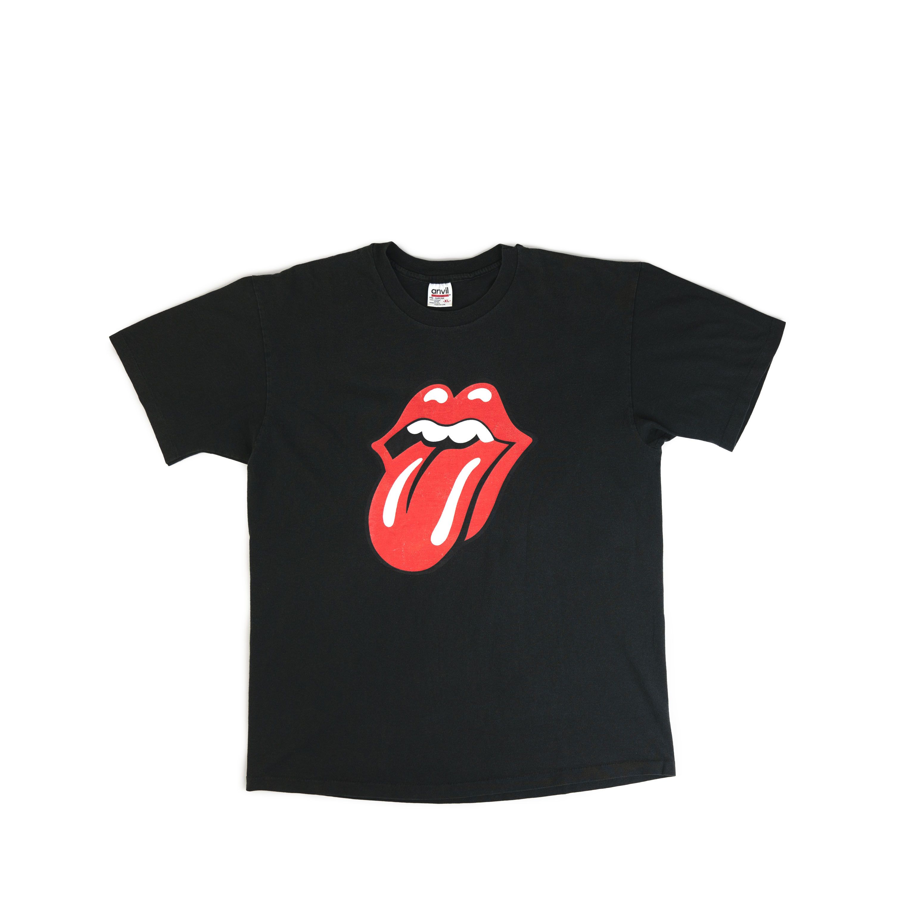 image of Band Tees x The Rolling Stones Vintage 1997 The Rolling Stones World Tour Tee Shirt in Black (Size 