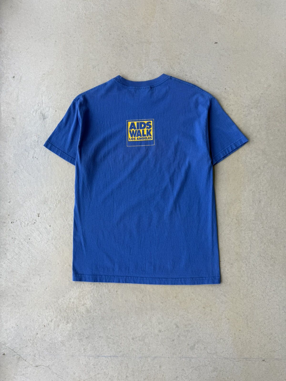 Vintage Vintage 90s Fox TV Los Angeles AIDS Walk T-Shirt Size US L / EU 52-54 / 3 - 2 Thumbnail