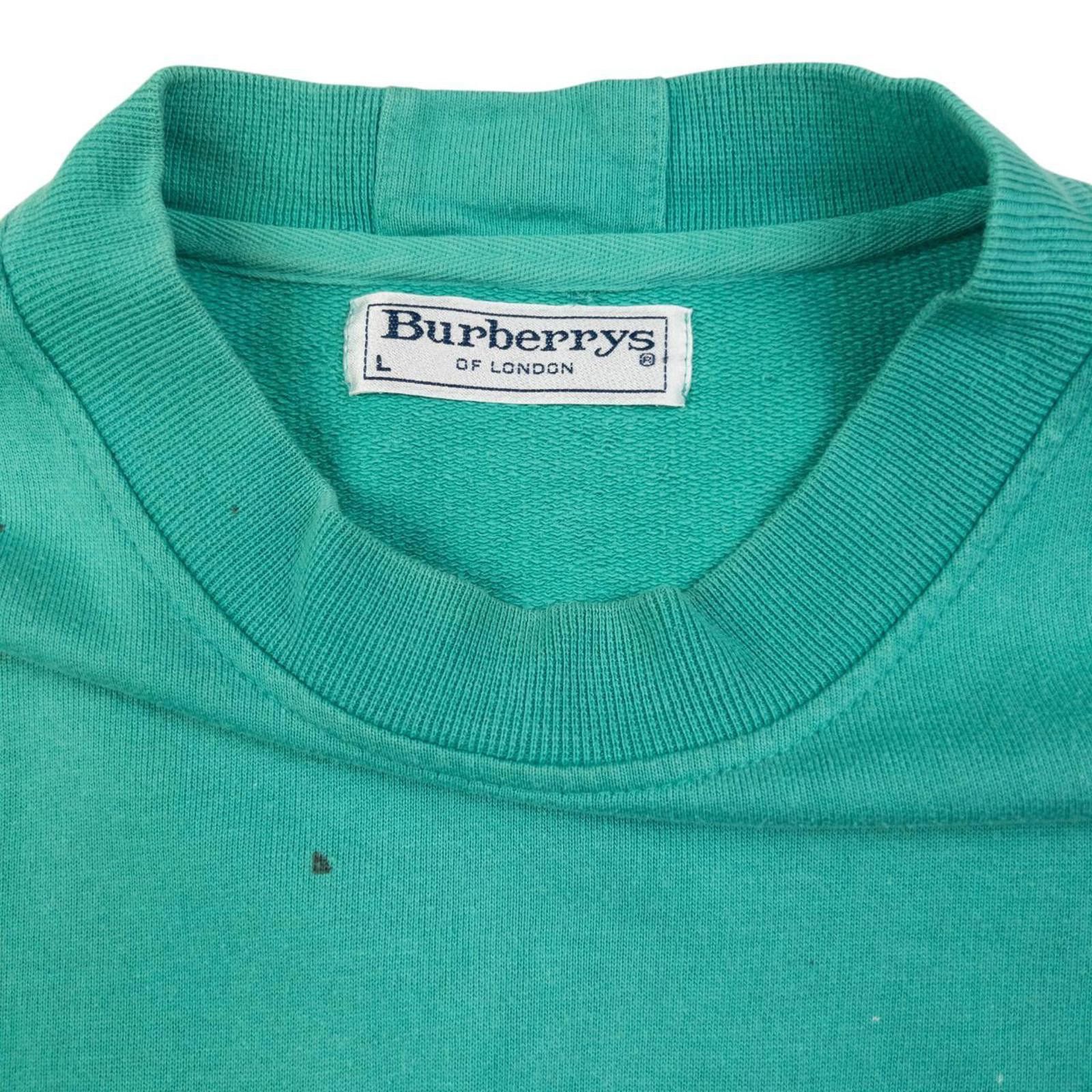 Burberry Vintage Burberry Embroidered Sweatshirt Size M Size US M / EU 48-50 / 2 - 4 Thumbnail