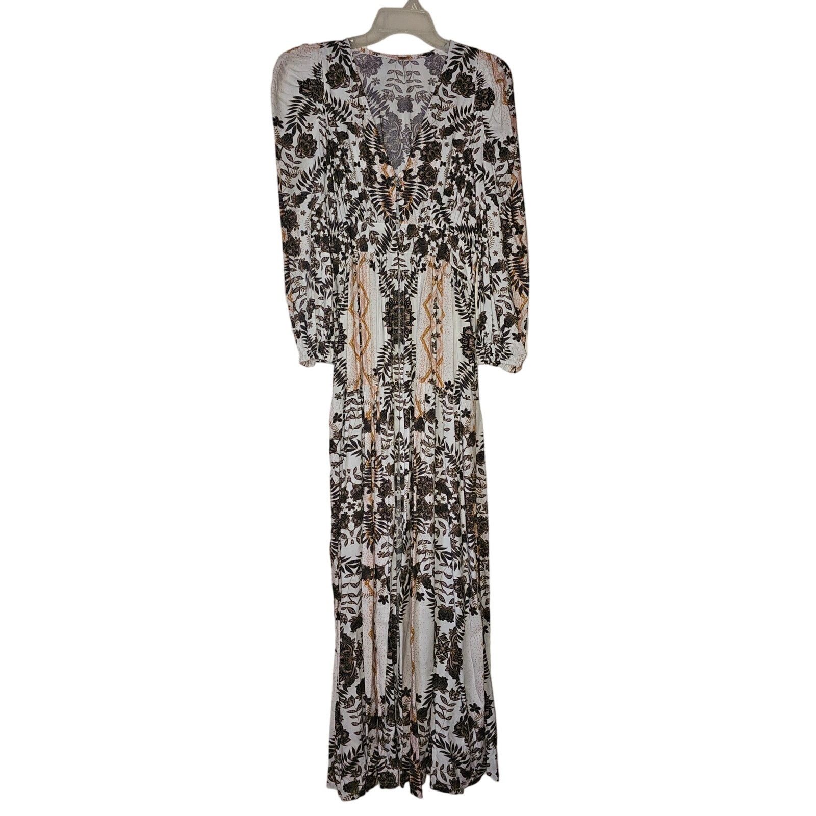 Free People New FREE PEOPLE Wandering Folk Maxi Top DRESS Duster $228 XS Size XS / US 0-2 / IT 36-38 - 4 Thumbnail