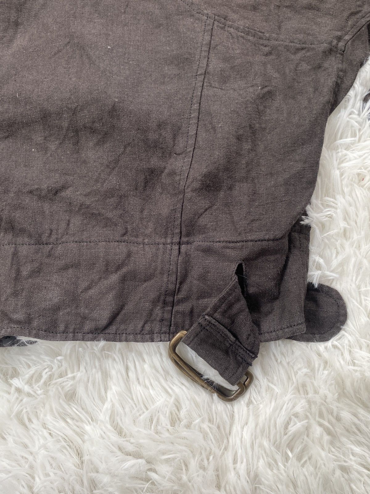 Issey Miyake 🔥RARE Jacket Bomber Linen Tete Homme Par Katoh Kazutaka Size L / US 10 / IT 46 - 12 Thumbnail