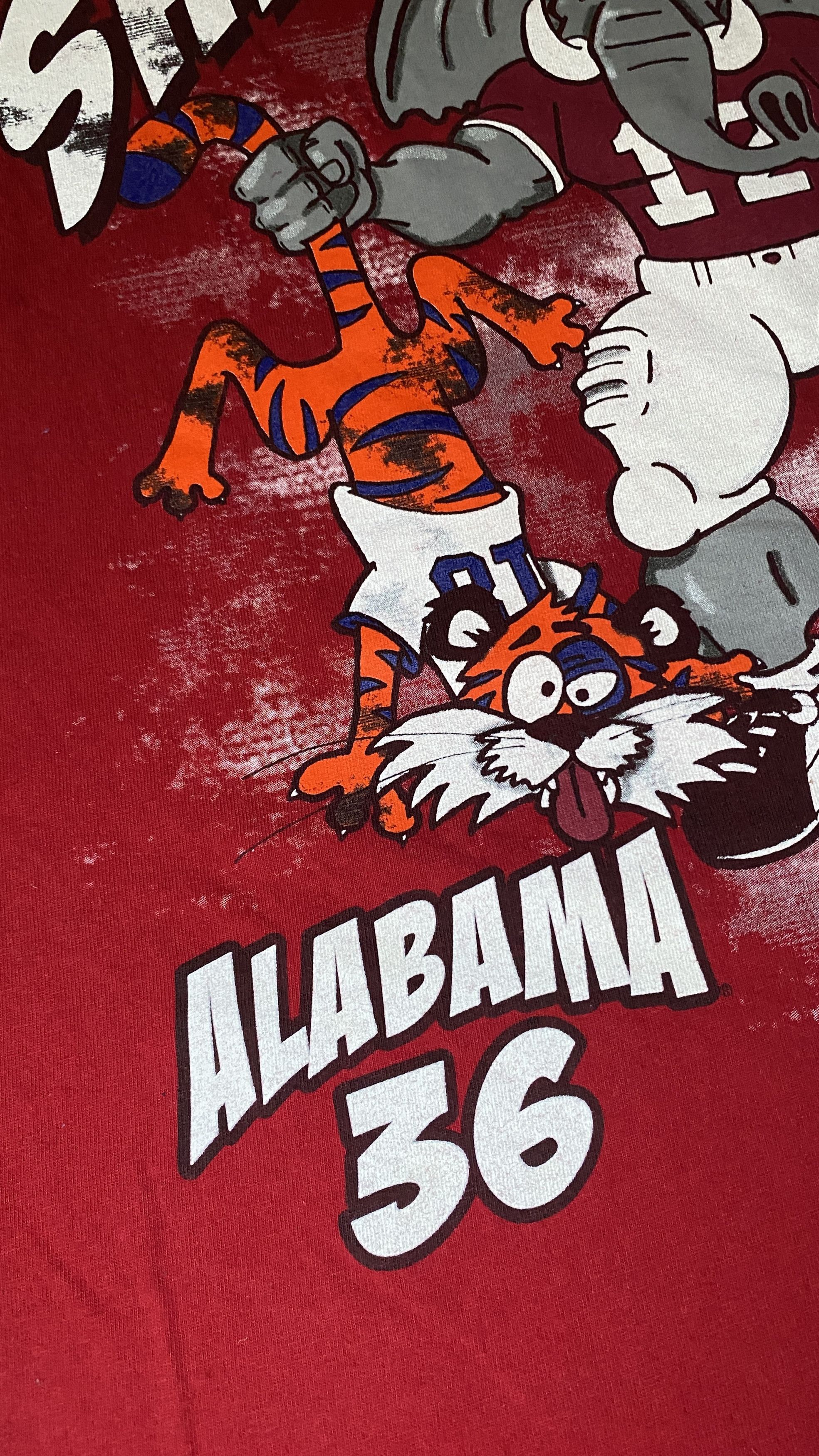 Vintage Vintage 2008 Alabama Iron Bowl 36-0 Shutout T-Shirt Size US XXL / EU 58 / 5 - 6 Thumbnail