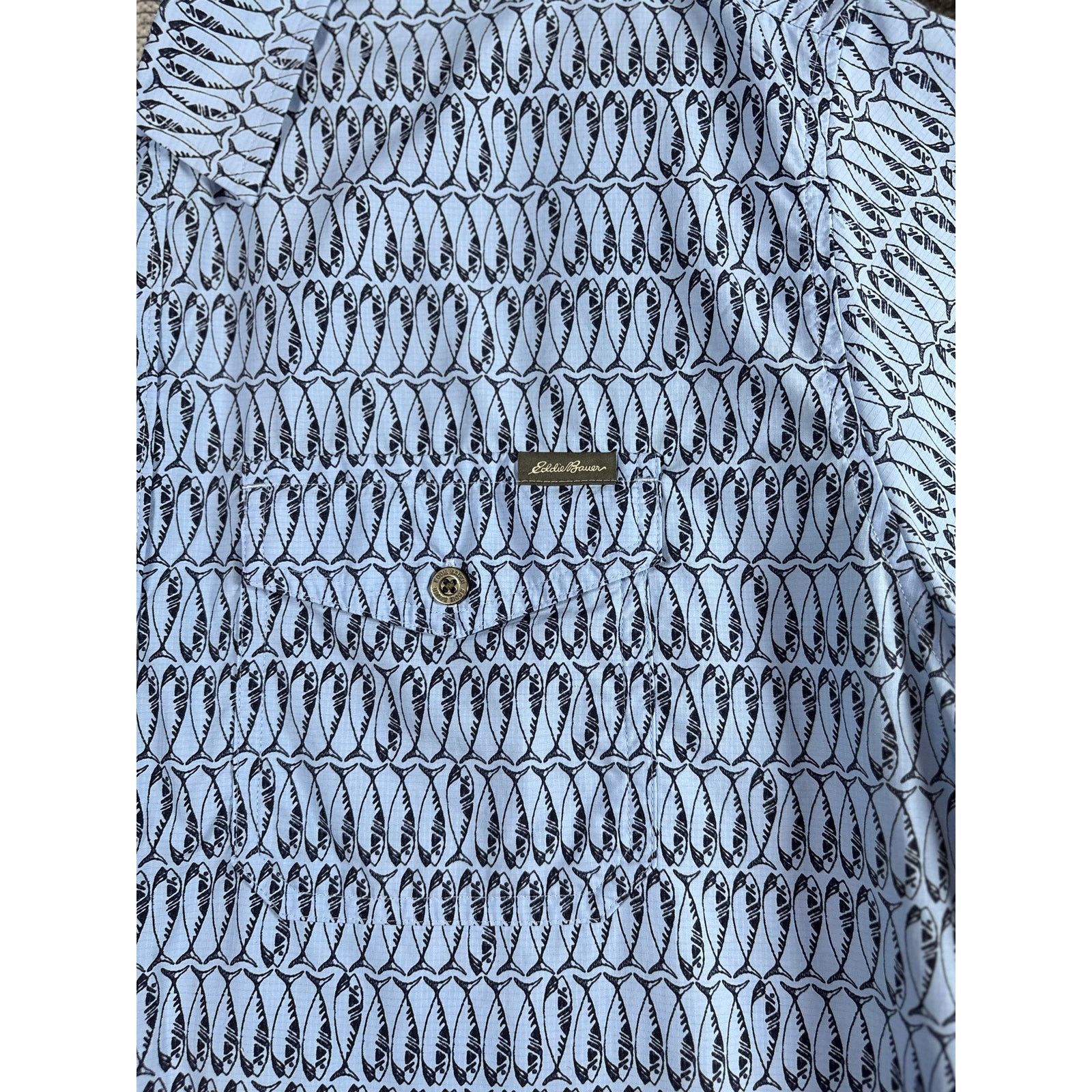 Eddie Bauer Eddie Bauer Button Shirt Men’s 2XL Fish Print Short Sleeve Size US XXL / EU 58 / 5 - 3 Thumbnail