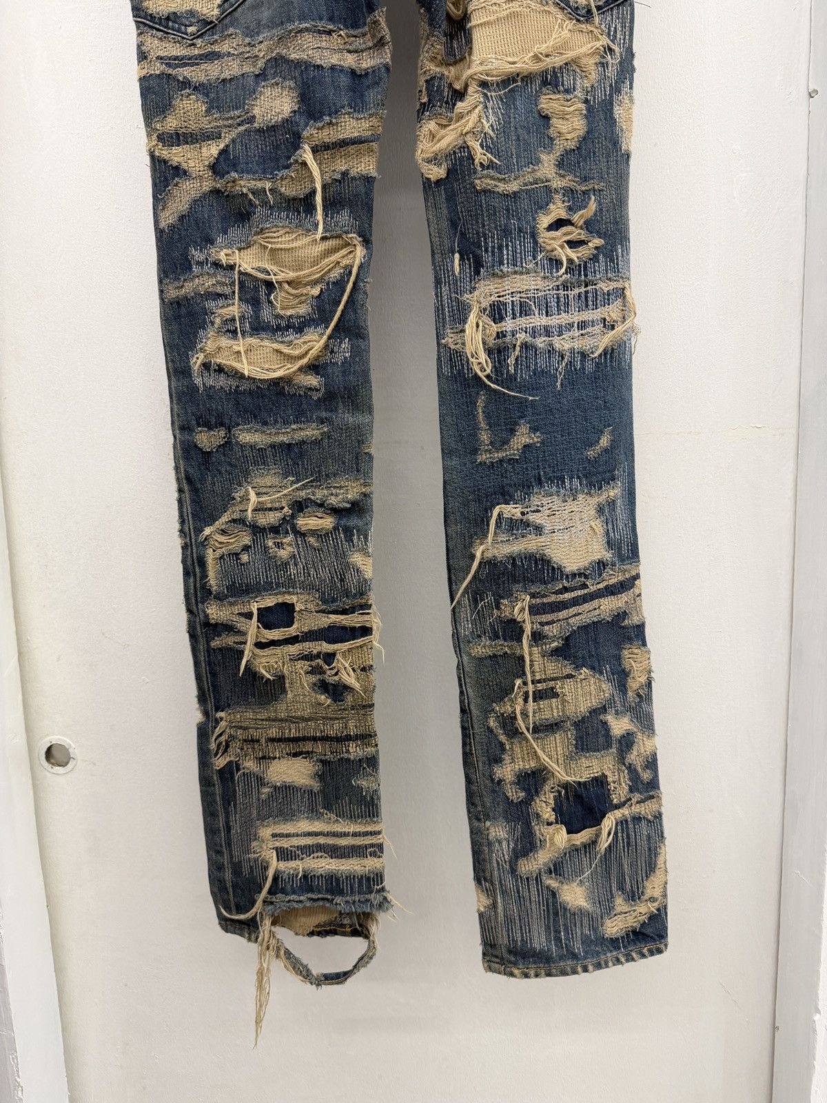 Undercover AW05 85 ARTS AND CRAFT DENIM JEANS Size US 32 / EU 48 - 7 Thumbnail