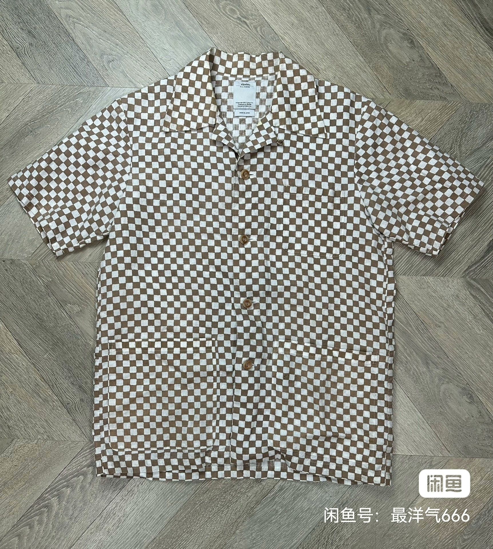 Visvim VISVIM 16SS Duke Checkerboard Short Shirt Size US S / EU 44-46 / 1 - 1 Thumbnail