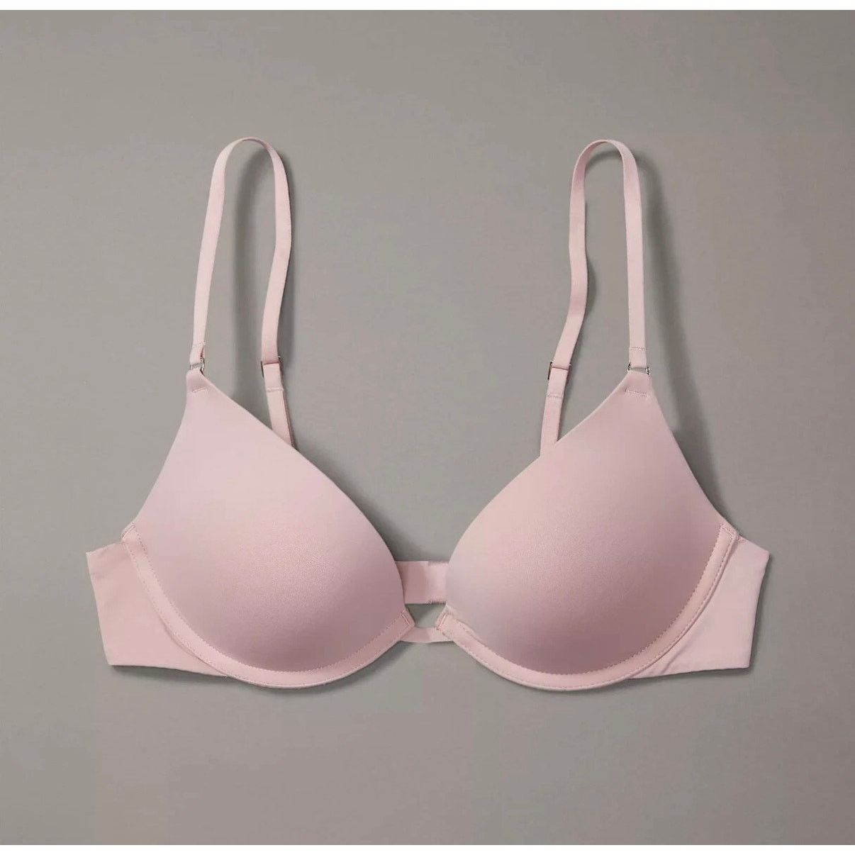 Calvin Klein CALVIN KLEIN 34B PUSH-UP PLUNGE BRA MINIMALIST PINK BRA NWT Size ONE SIZE - 1 Thumbnail