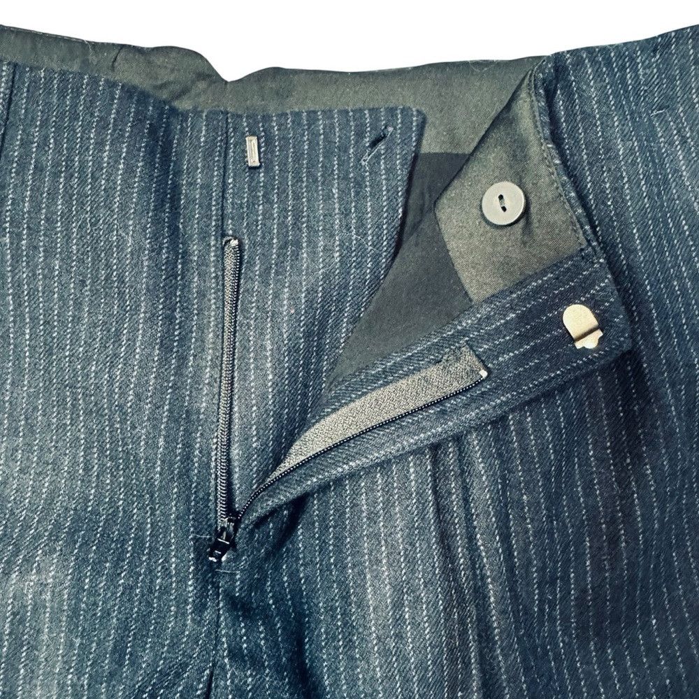 Free People NWT New $168 Free People Navy Striped Wool Blend Pants Size Size 34" / US 12 / IT 48 - 5 Thumbnail
