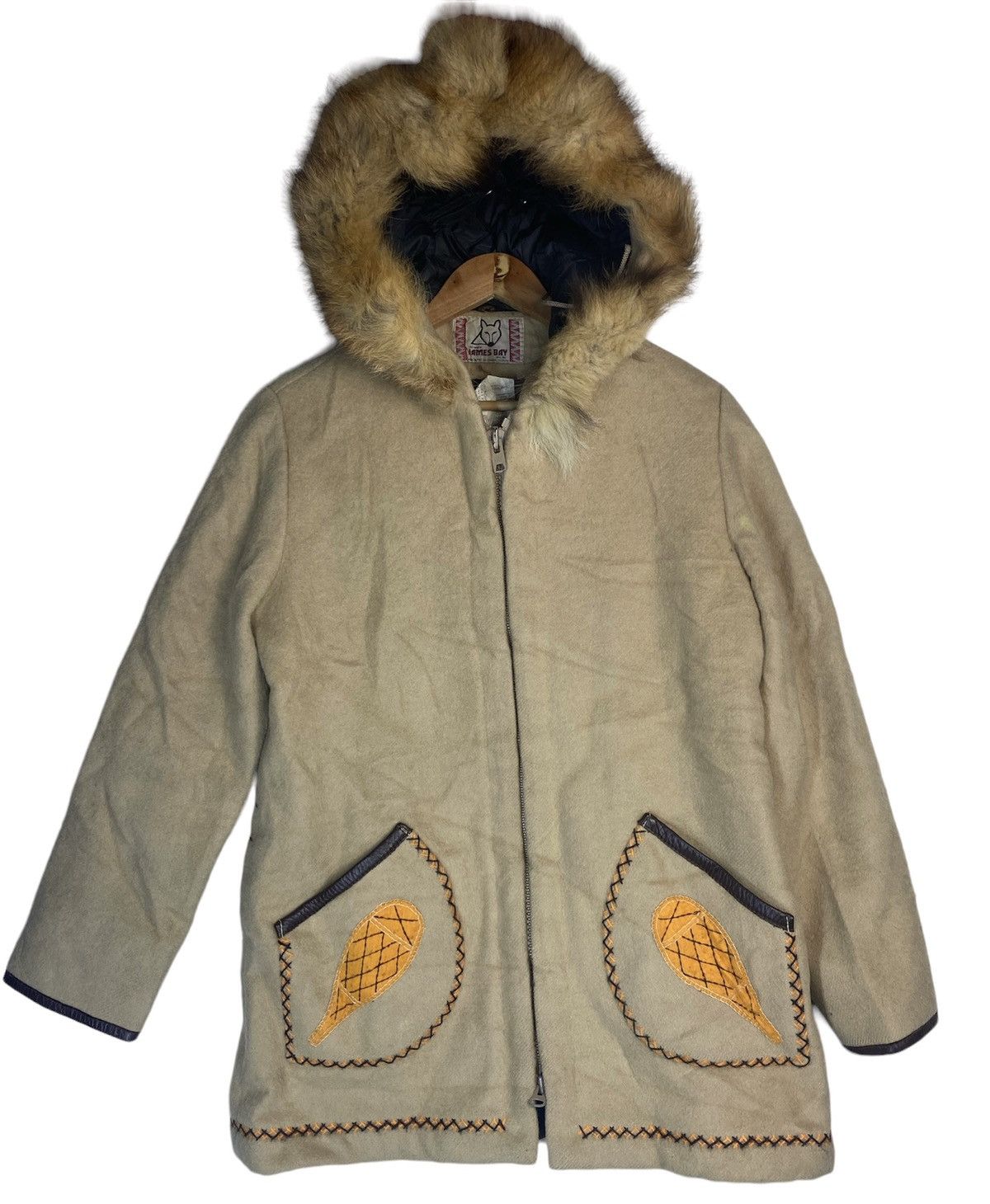 If Six Was Nine VINTAGE JAMES BAY MFG. INC. ARCTIC SCENE WOOL PARKA Size M / US 6-8 / IT 42-44 - 1 Thumbnail