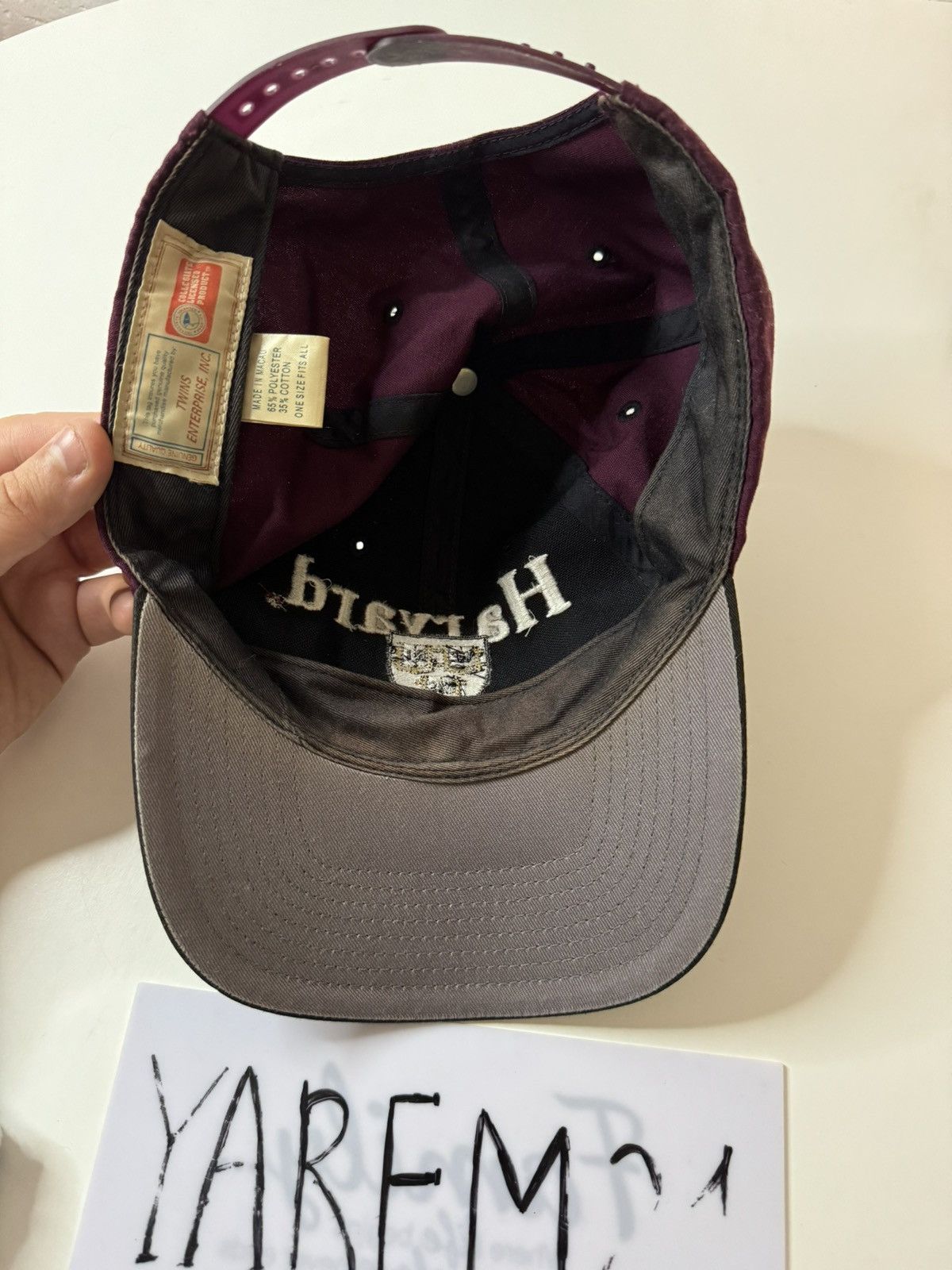 Other Harvard University Orimson cap hat Size ONE SIZE - 4 Thumbnail