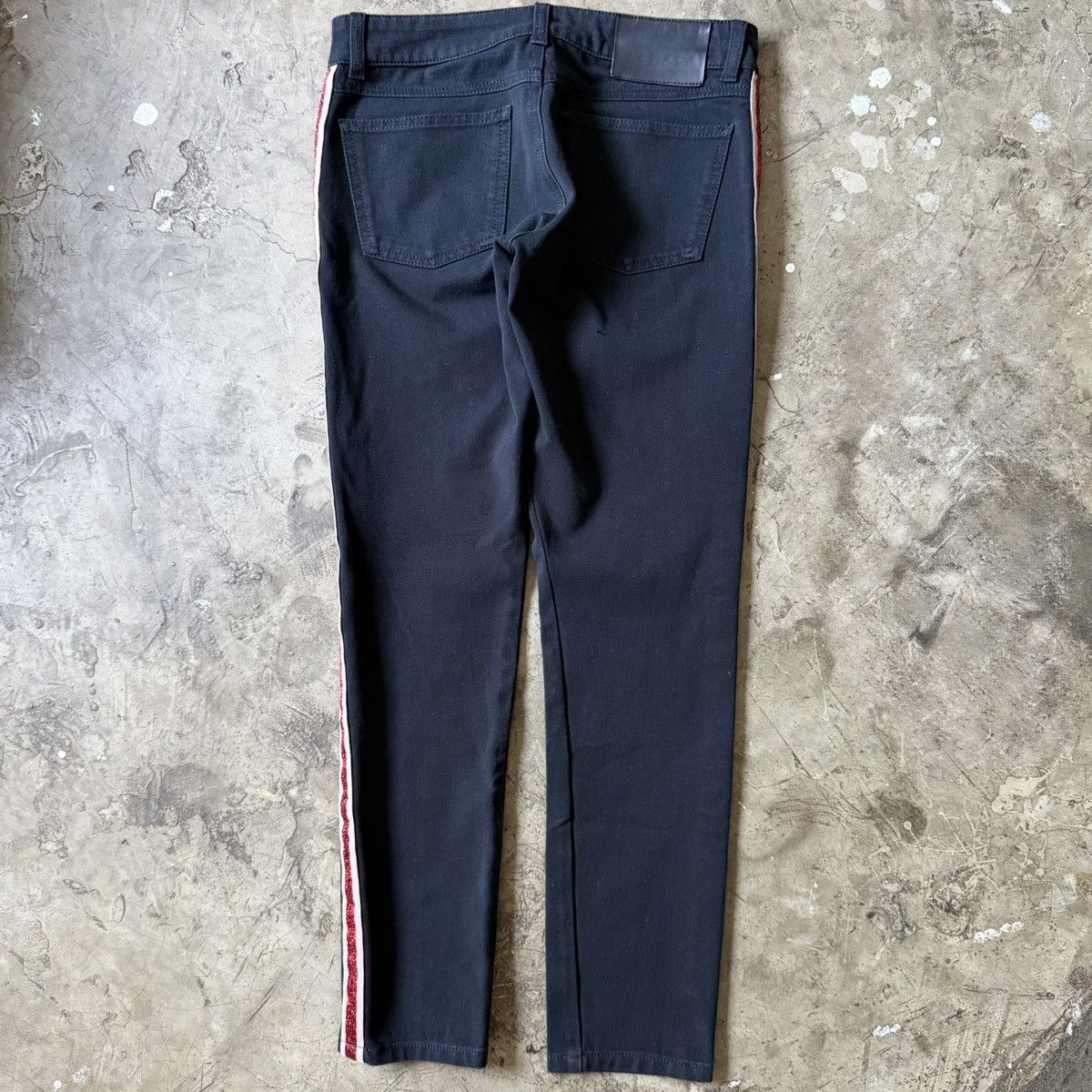 Gucci Gucci - Side Tape Glittered Jeans Size 26" / US 2 / IT 38 - 2 Thumbnail