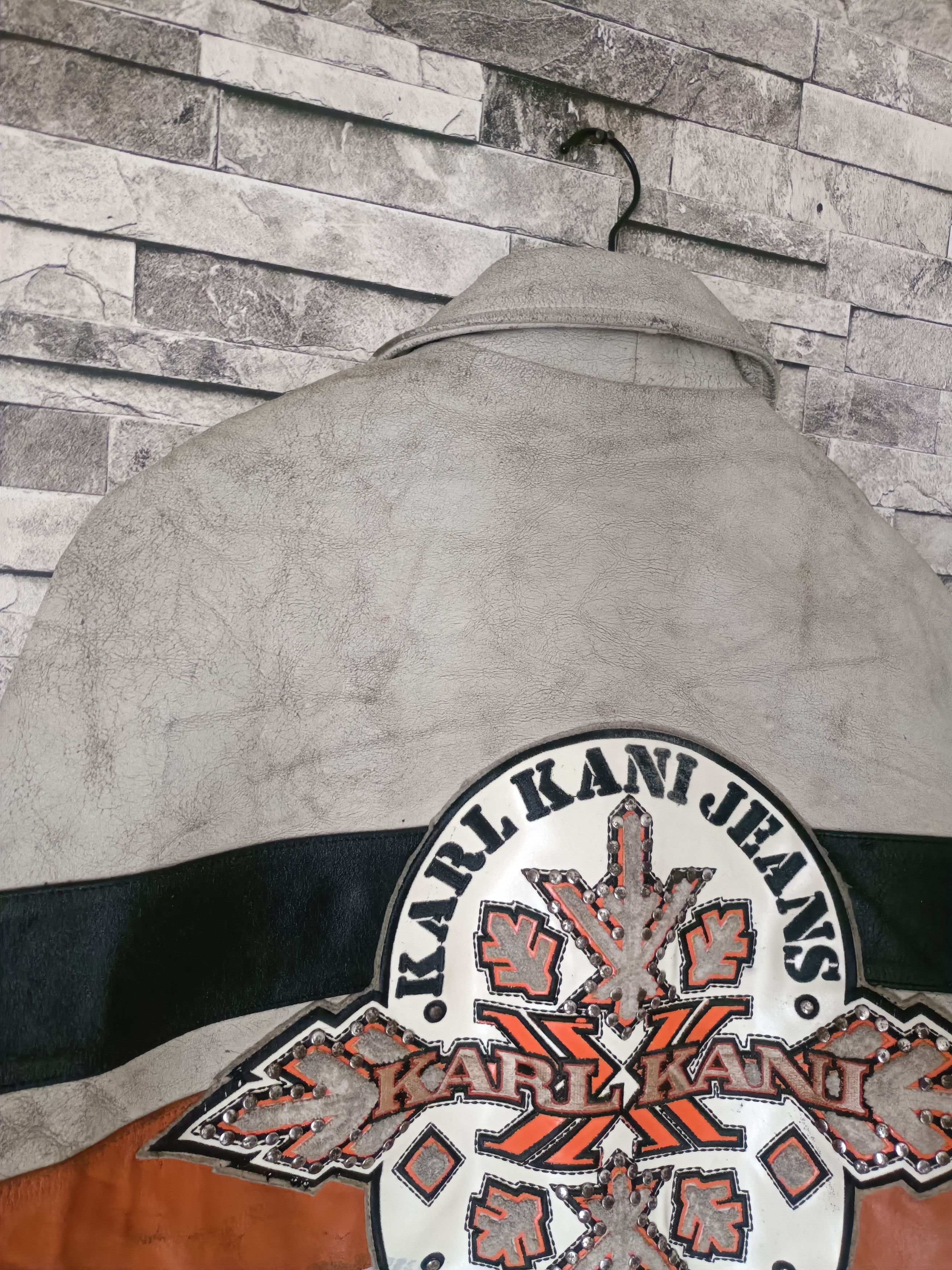 Karl Kani Vintage Karl Kani oversized full grain leather jacket Size US XL / EU 56 / 4 - 13 Thumbnail