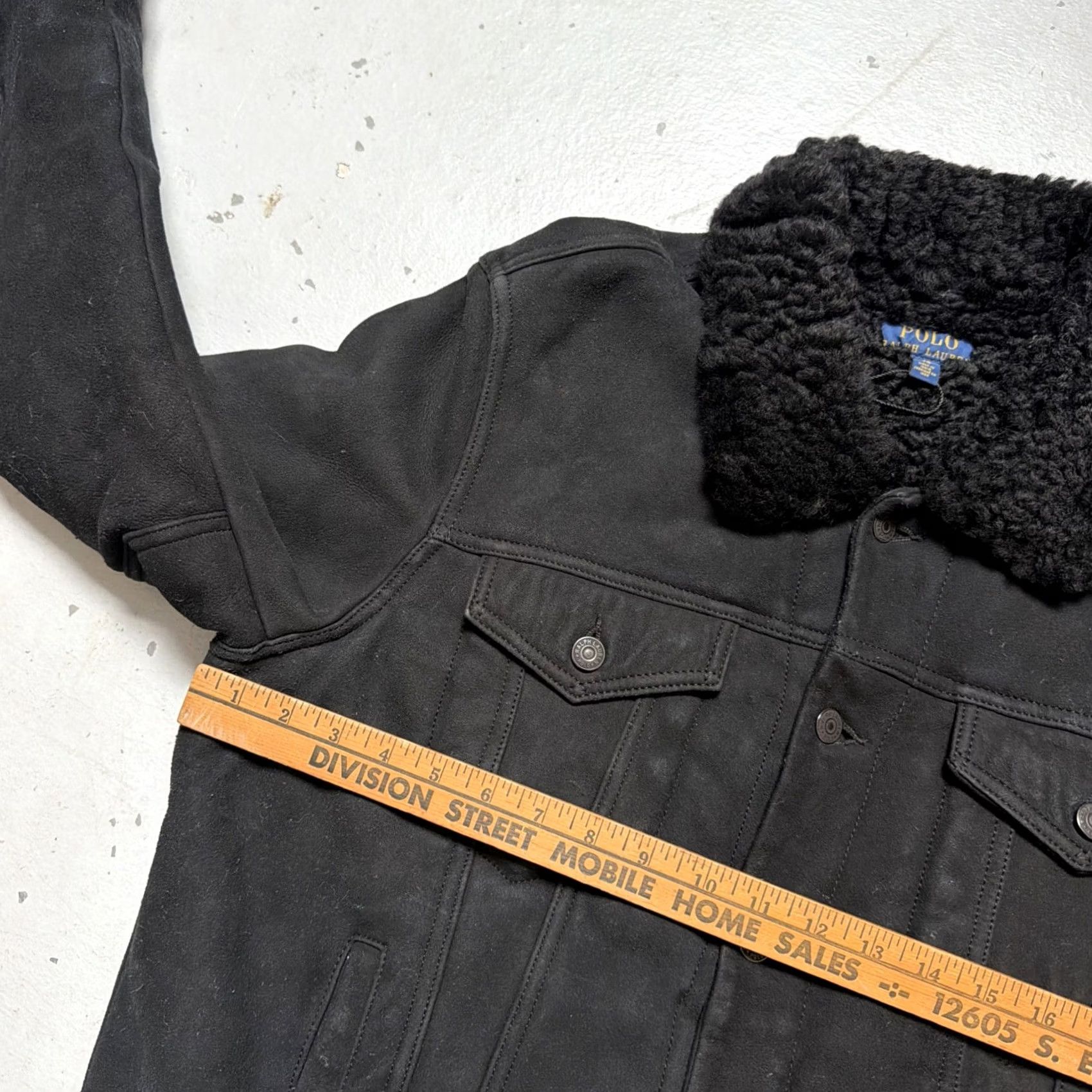 Ralph Lauren Polo Ralph Lauren Jacket XL Leather Trucker Bomber distressed Biker Workwear Vintage Mens Black Size US XL / EU 56 / 4 - 3 Thumbnail