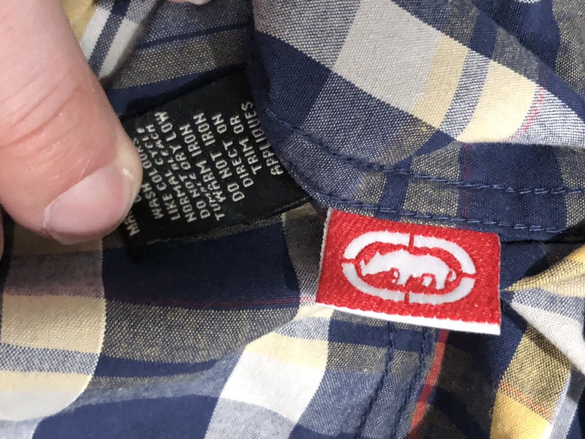 Ecko Unltd. × Vintage Vtg Y2K Ecko Unltd “The Dwyer” Plaid Button Up Size US L / EU 52-54 / 3 - 6 Thumbnail