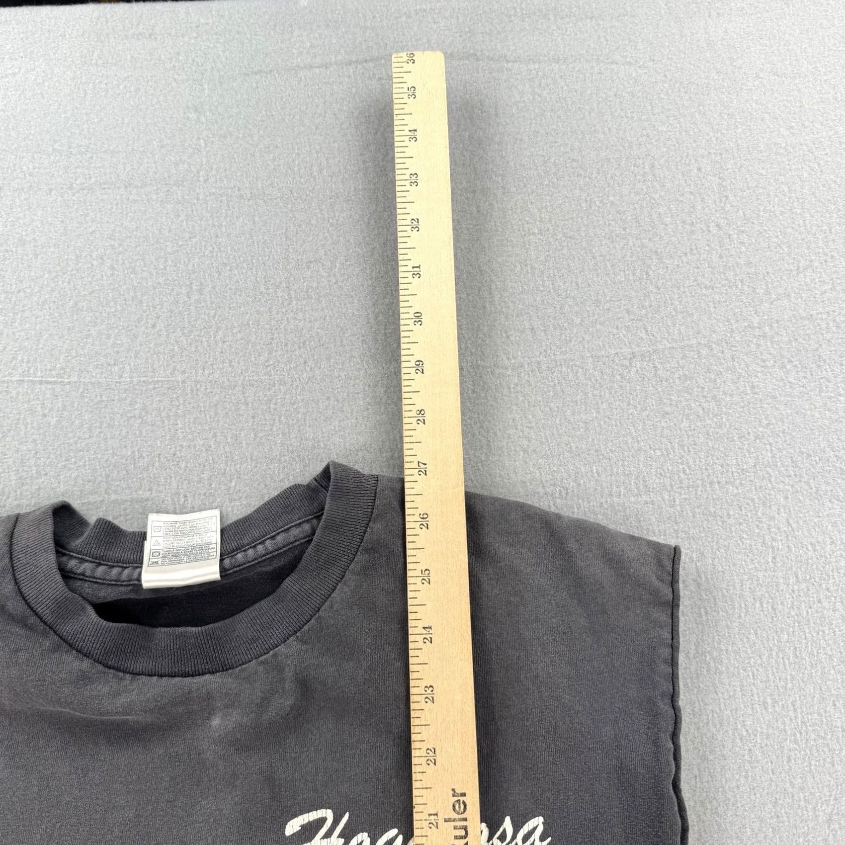 Vintage Hogarosa Bikers Only Saloon Shirt Mens Medium Sleeveless Muscle Tee Distressed Alstyle Cotton Black Crew Neck Graphic Print Vintage Biker Size US M / EU 48-50 / 2 - 8 Thumbnail