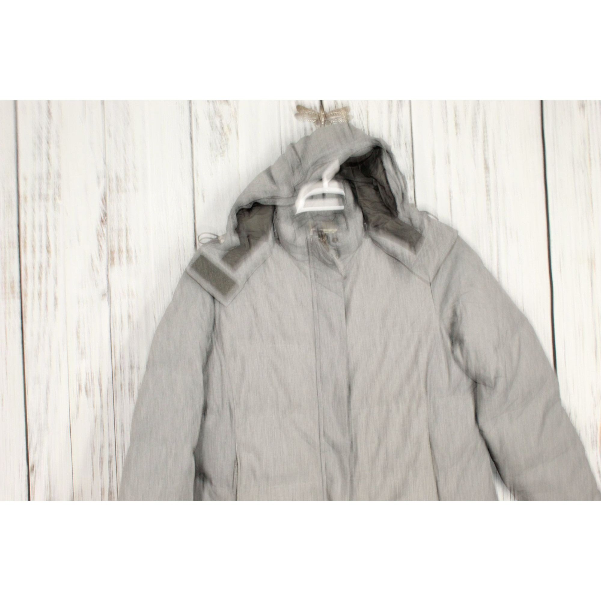 L.L. Bean LL Bean Women's Ultrawarm Down Hooded Jacket Heather Gray L Size L / US 10 / IT 46 - 2 Thumbnail