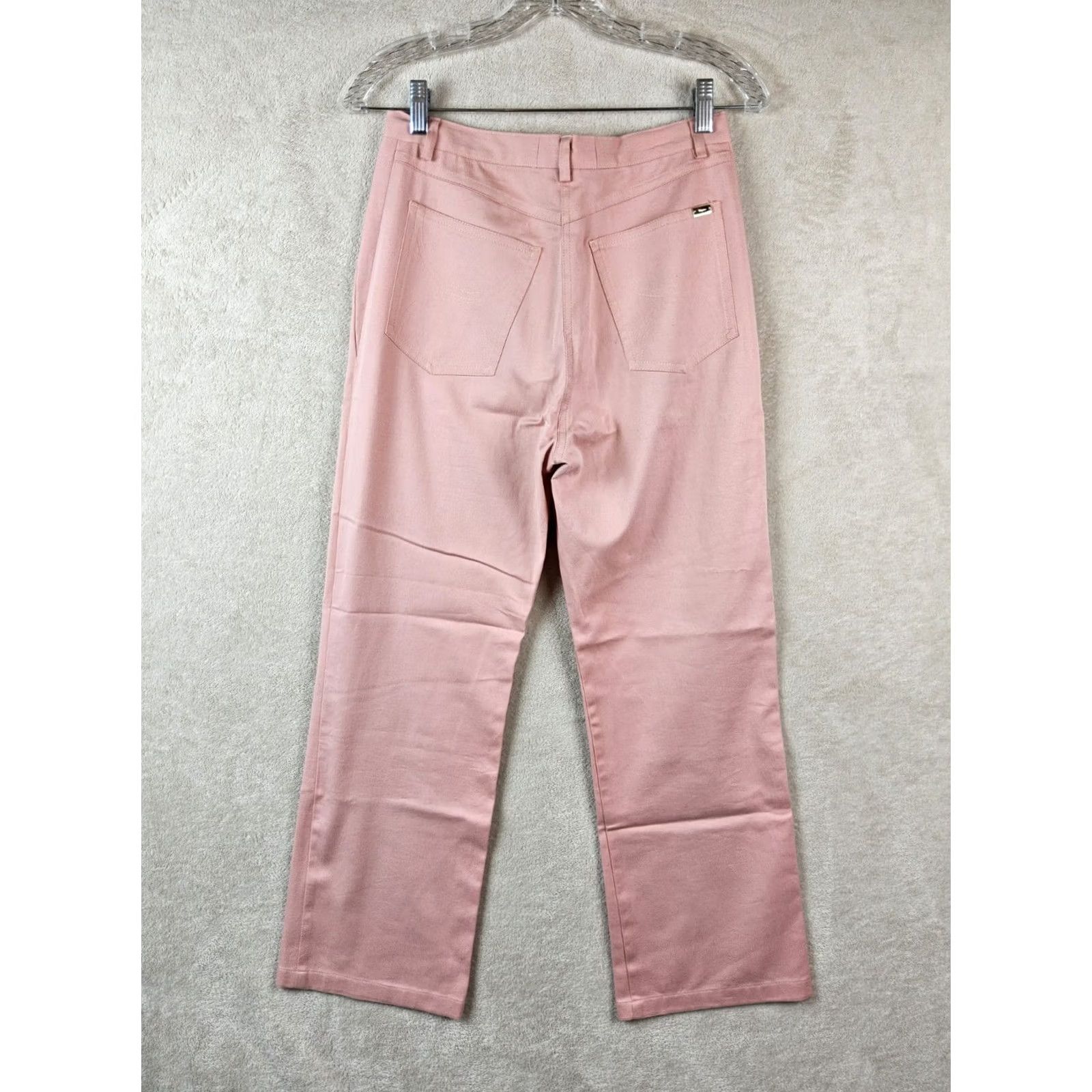 Salvatore Ferragamo Salvatore Ferragamo Women's Pink Cotton Chino Pants Size 40 Pockets Size 27" / US 4 / IT 40 - 2 Thumbnail
