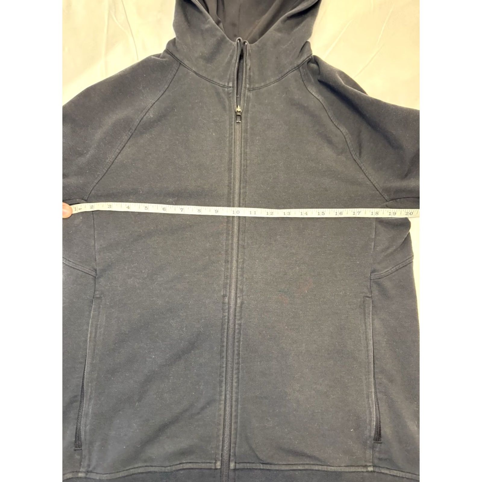 Lululemon Lululemon City Sweat Black Thermo Full Zip Hoodie Performance Mens M Full Zip Hooded Pockets Logo Zipper Fall Winter Spring Size US M / EU 48-50 / 2 - 6 Thumbnail