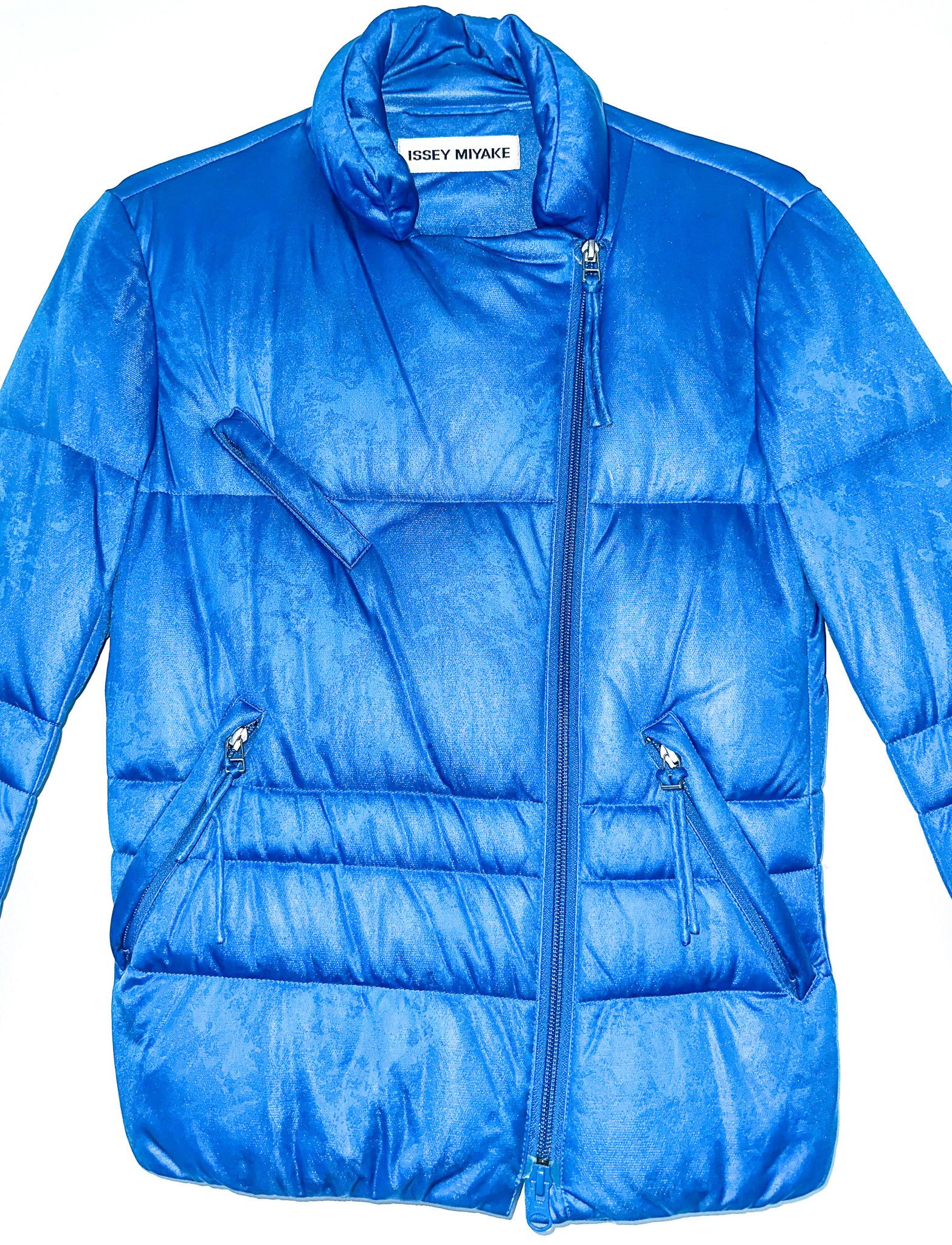 Issey Miyake ISSEY MIYAKE BLUE DOWN PUFFER JACKET Size S / US 4 / IT 40 - 3 Thumbnail
