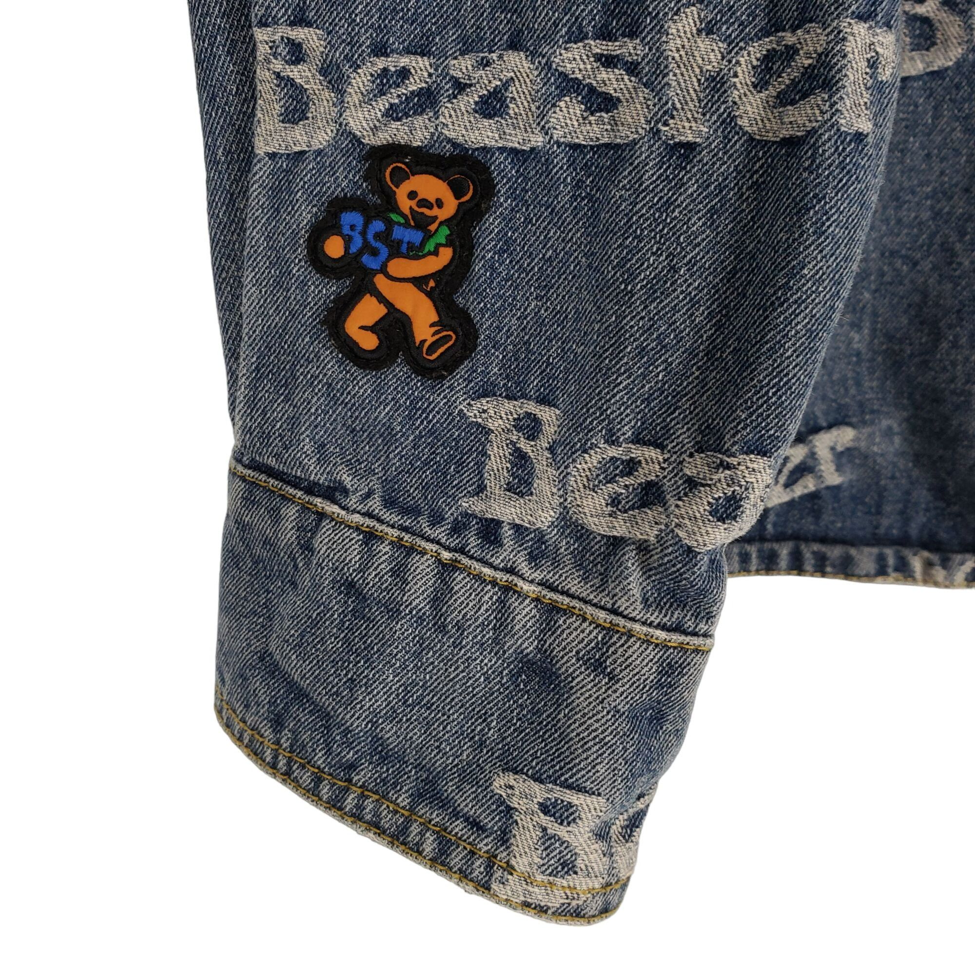 Grateful Dead Beaster x Grateful Dead Dancing Bear Denim Trucker Jean Jack Size US S / EU 44-46 / 1 - 6 Thumbnail