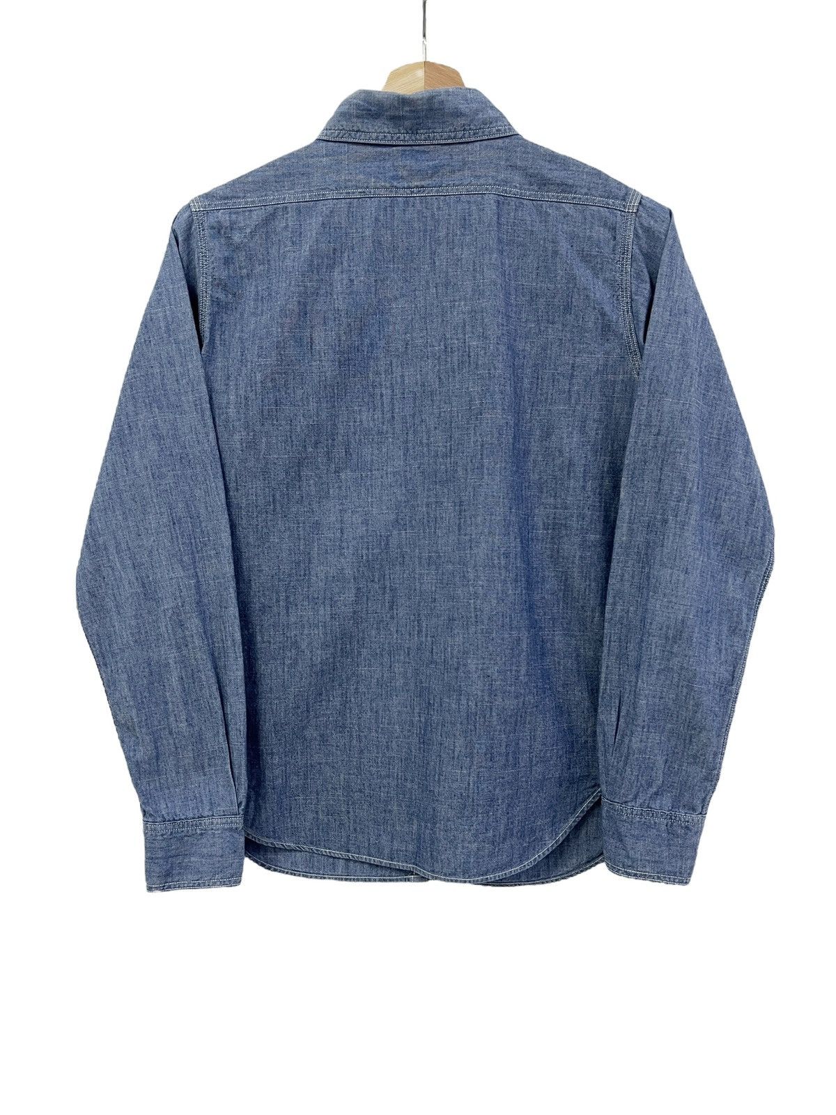 Orslow Orslow Chambray Button Up Shirt Size S / US 4 / IT 40 - 2 Thumbnail