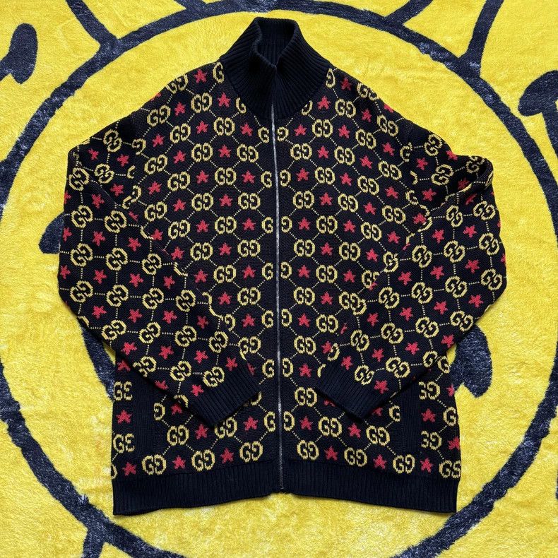 Gucci Gucci Logo Print Cotton Long Sleeve Jacket-dmc Size US L / EU 52-54 / 3 - 1 Thumbnail