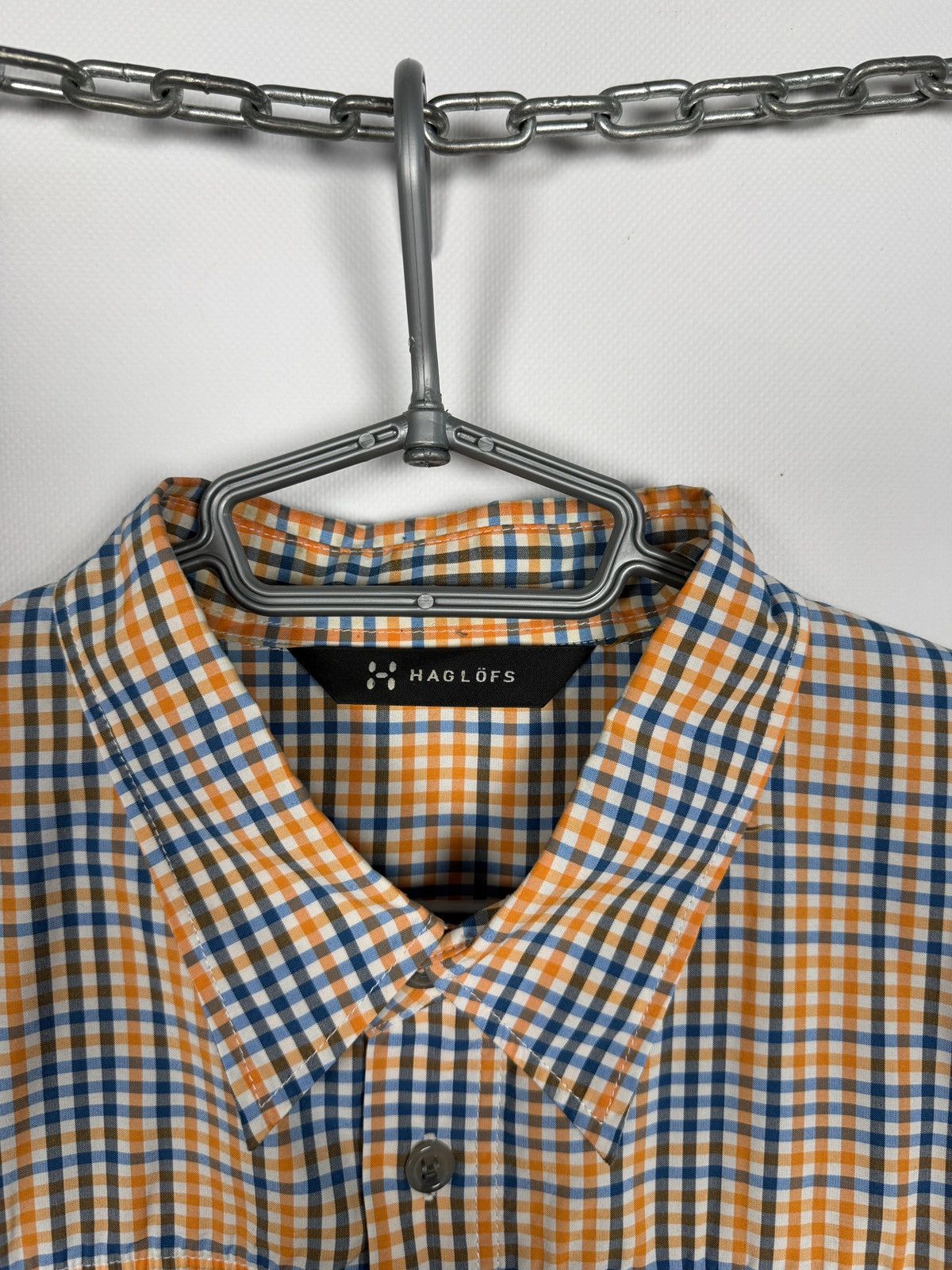 Haglofs Haglofs Climatic Short Sleeve Plaid Shirt Button Up Outdoor Size US XL / EU 56 / 4 - 8 Thumbnail
