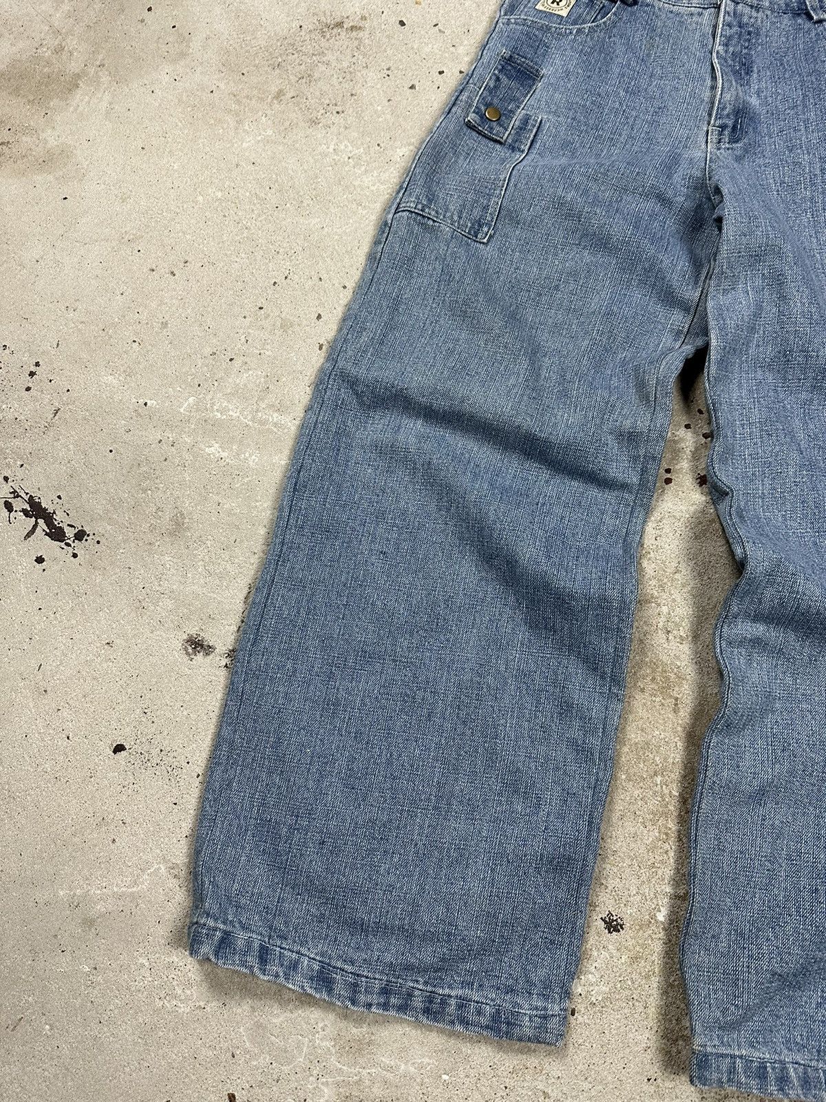 JNCO × Vintage Vintage Y2K Jnco Style Baggy Blue Denim Pants Size US 28 / EU 44 - 9 Thumbnail