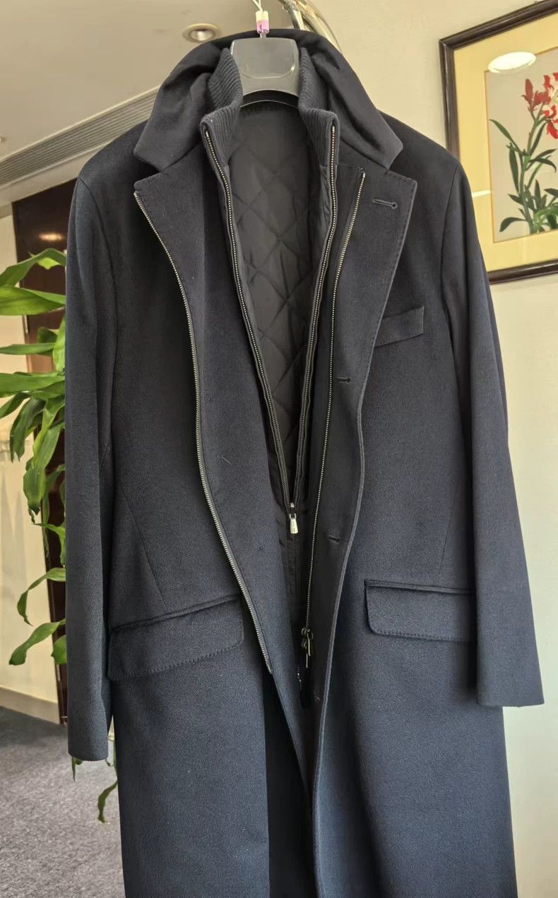 Loro Piana LORO PIANA Men's patchwork two-piece set cashmere Size US M / EU 48-50 / 2 - 3 Thumbnail