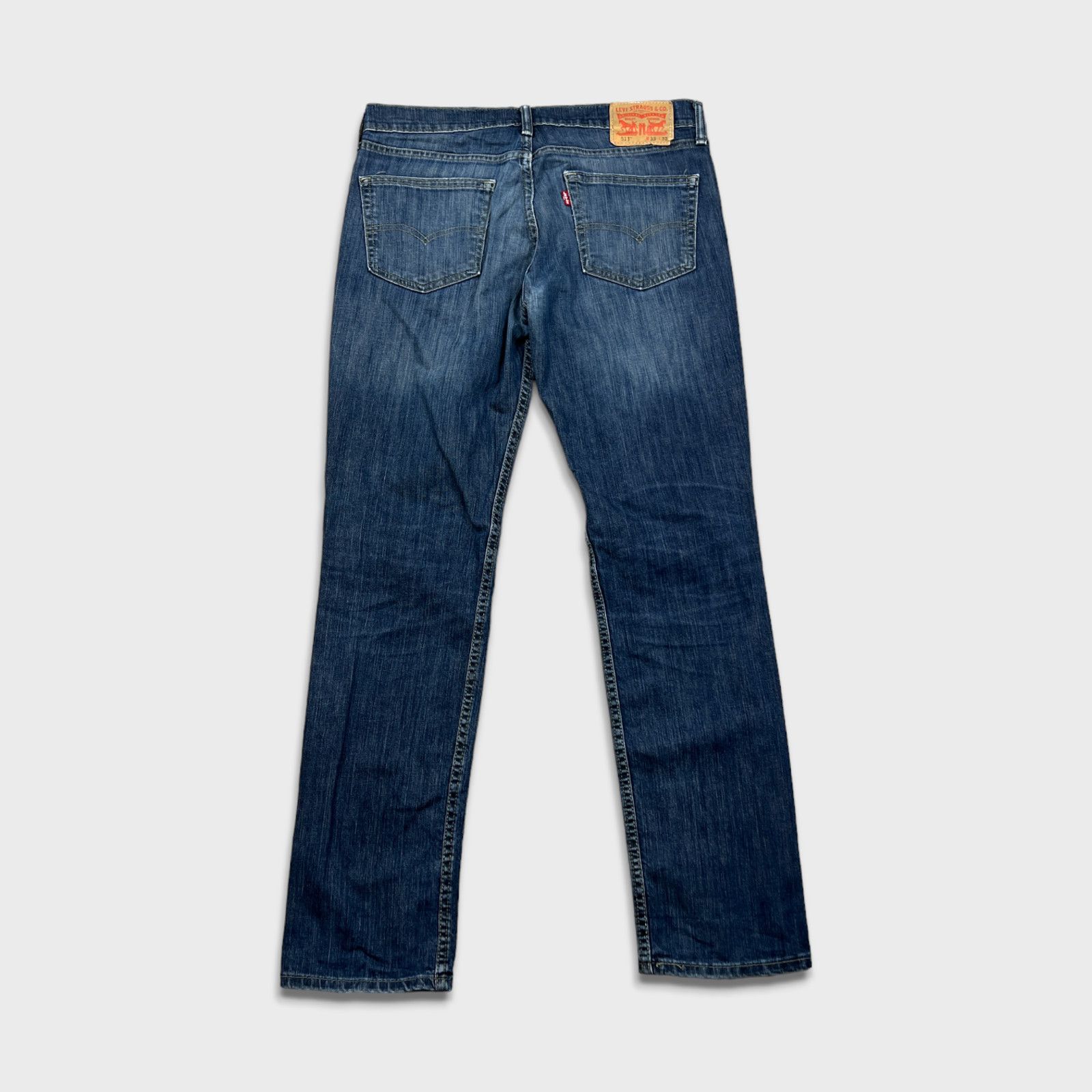 Levi's × Vintage Levi's 511 Jeans 33x32 Slim Medium Wash American Denim Pants Size US 33 - 6 Thumbnail