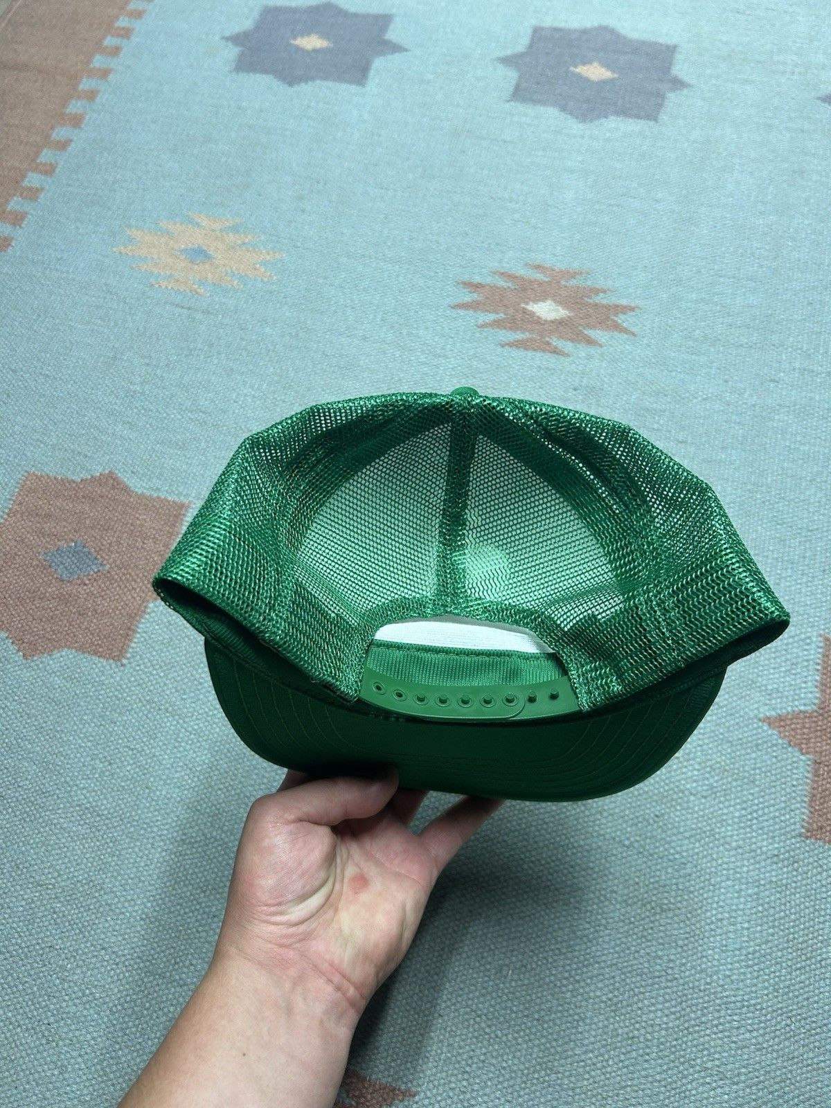 Vintage Vintage 80s trucker hat Essexville Lumber green white USA Size ONE SIZE - 5 Thumbnail