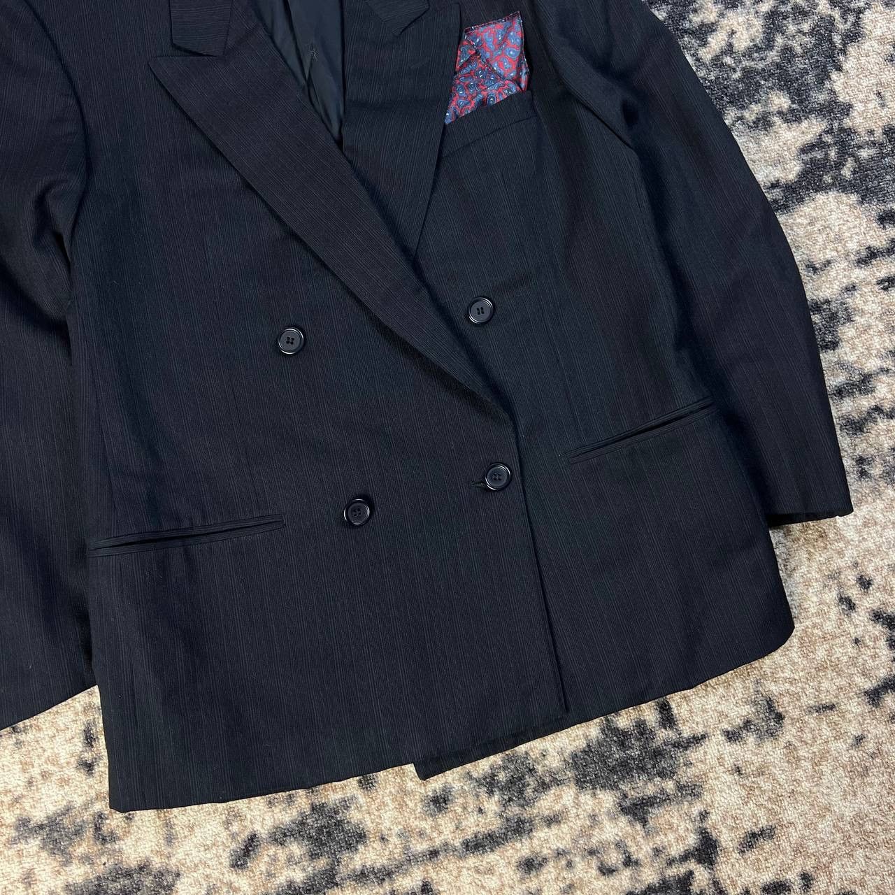 Yves Saint Laurent Yves Saint Laurent Luxury Y2K Striped Blazer Jacket Size 48R - 3 Thumbnail