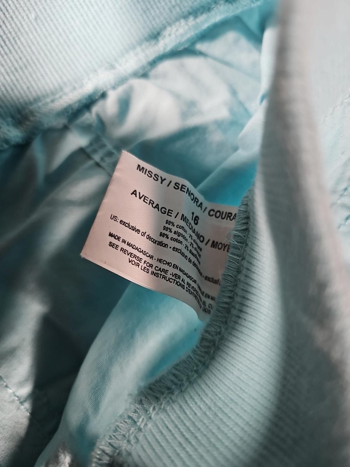 Other Gloria Vanderbilt Sz 16 Average Lillie Jersey Skimmer Capris Size 38" / US 16 / IT 52 - 3 Thumbnail