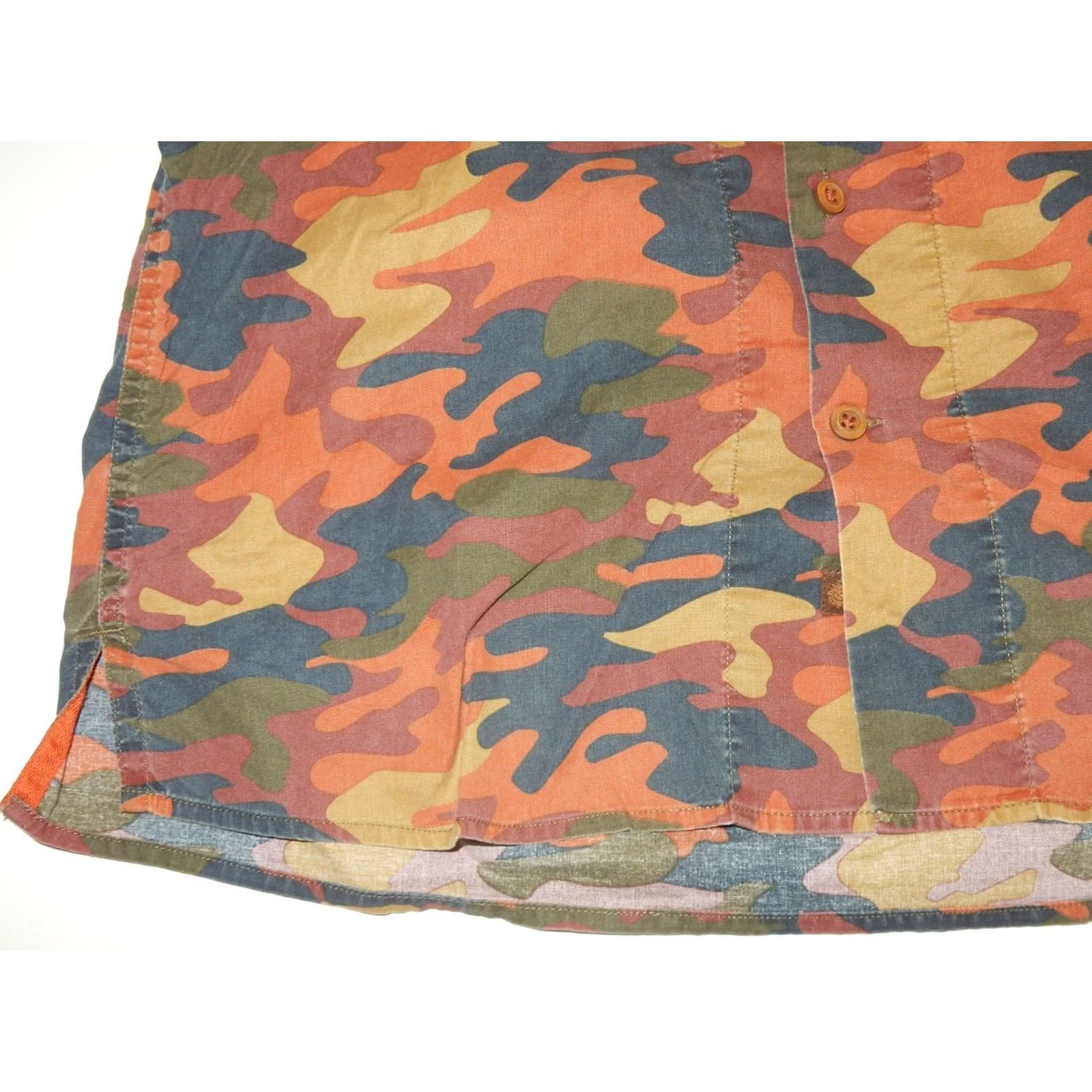 The Territory Ahead Territory Ahead Shirt Men Button-Up Short Sleeve Camouflage S Multicolor Cotton Size US S / EU 44-46 / 1 - 2 Thumbnail