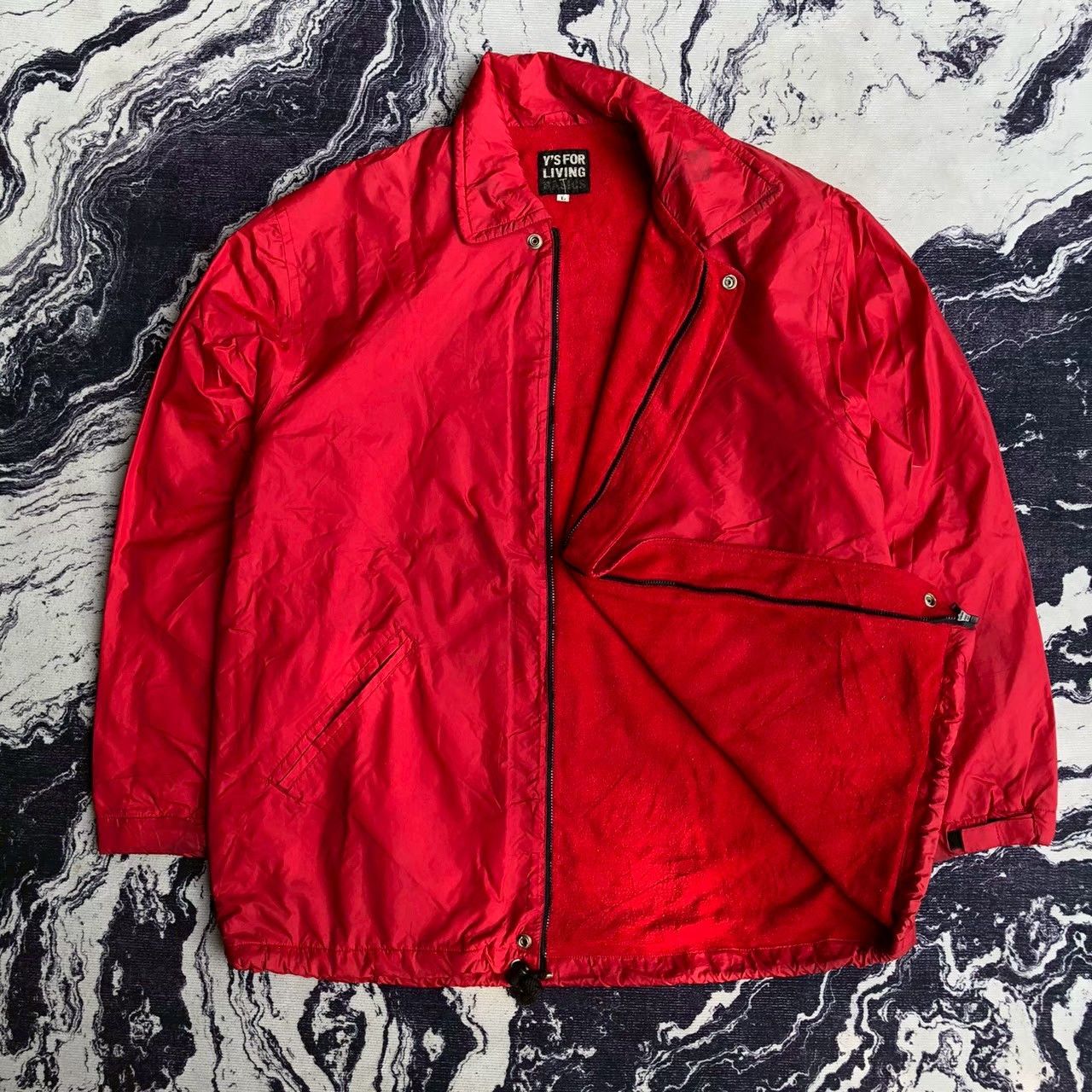 Y's Vintage Y’s for Living Basics Red Coach Jacket Size US L / EU 52-54 / 3 - 2 Thumbnail