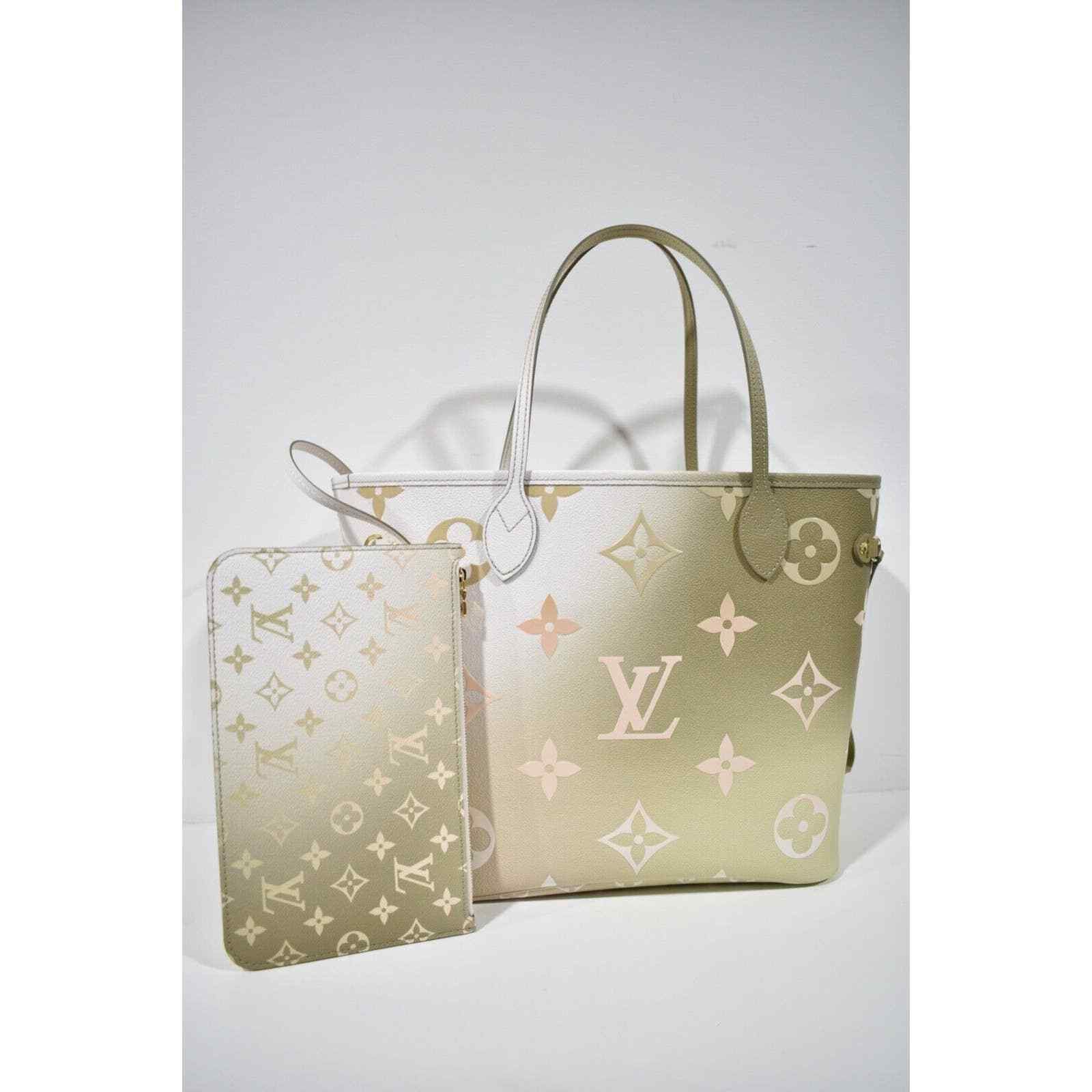 Louis Vuitton Louis Vuitton Neverfull Beige Tote Top Handle Shoulder Bag Size ONE SIZE - 4 Thumbnail